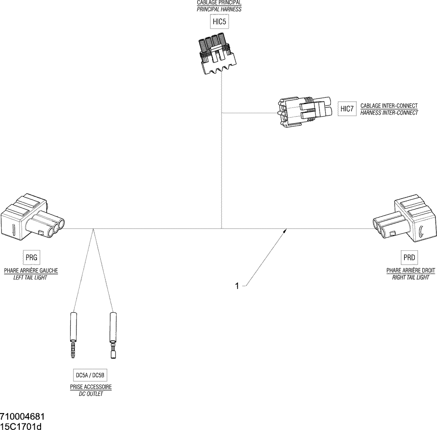 10- Electrical Harness - Except EUROPE