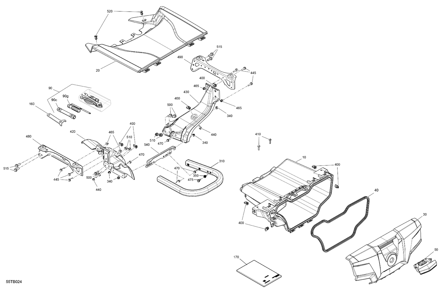 07- Body - Front Storage Tray