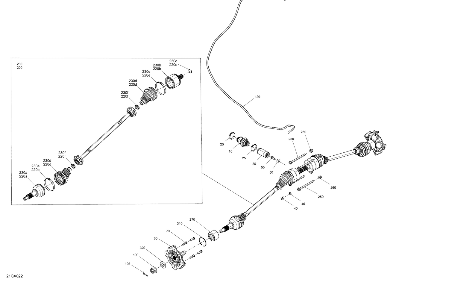 04- Drive - Rear Section - Common Parts