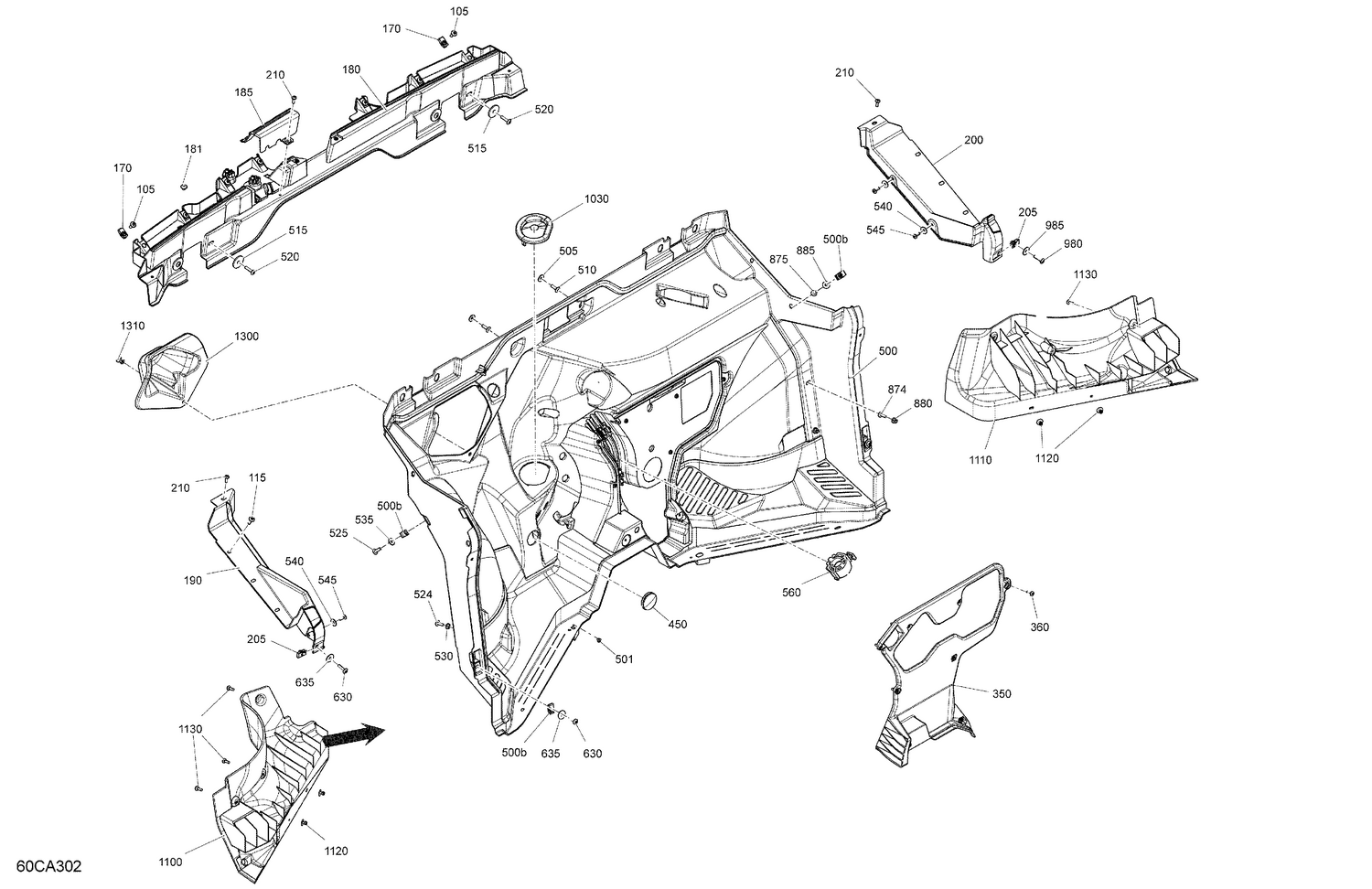 07- Cab Interior - Firewall - BASE