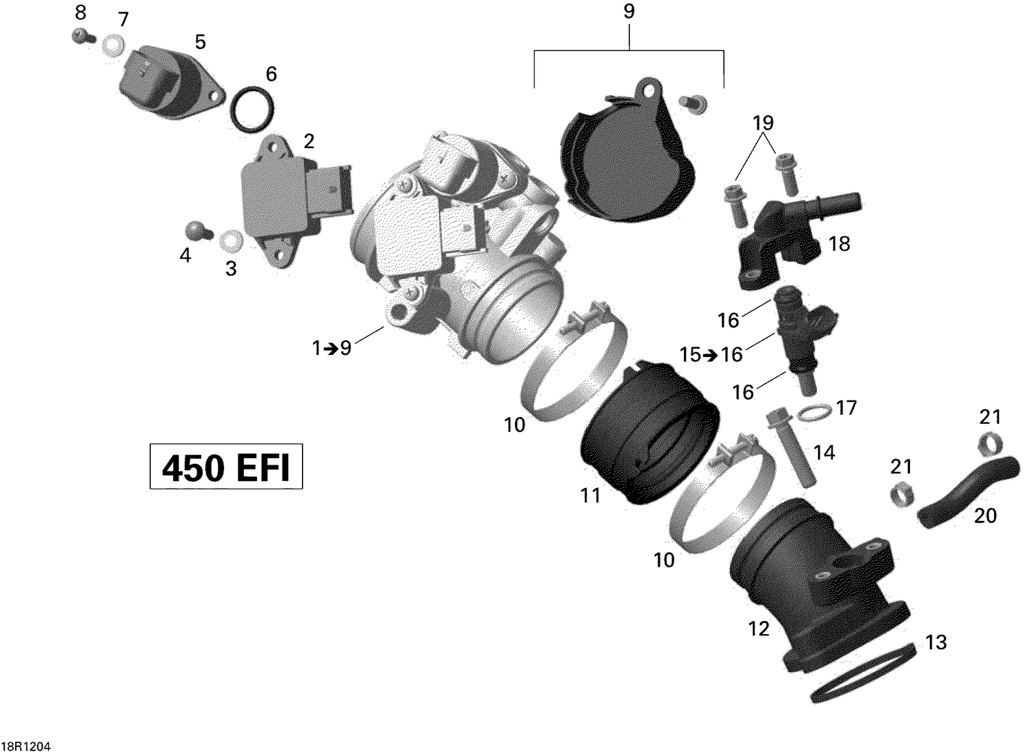 02- Air Intake Manifold And Throttle Body