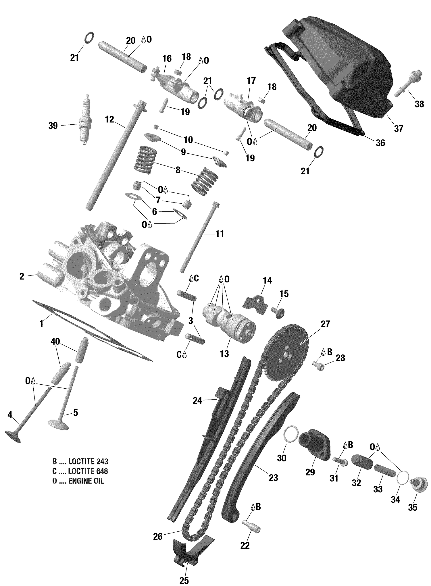 01- Cylinder Head, Rear