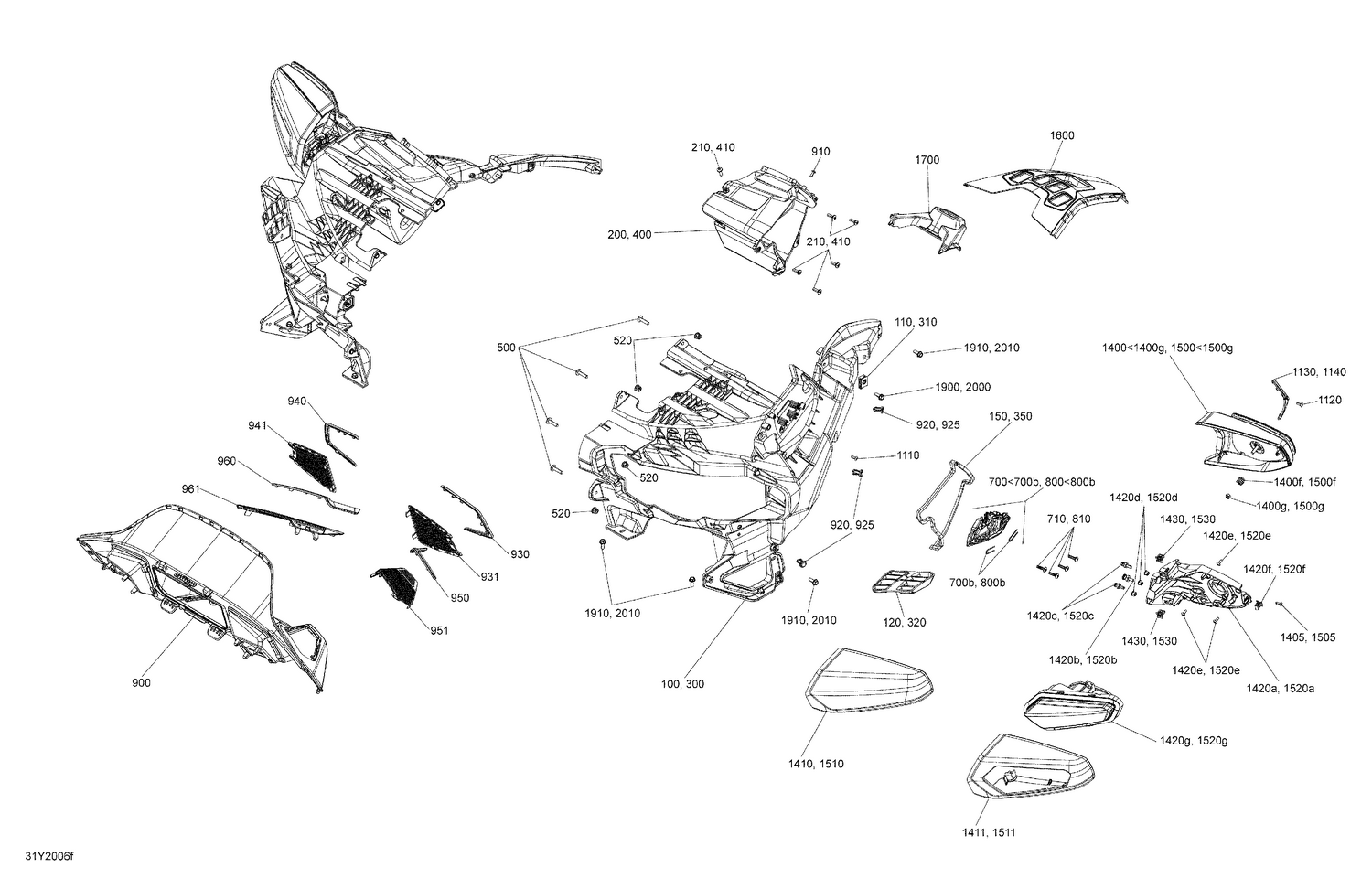 09- Body And Accessories Console, Mirrors & Supports