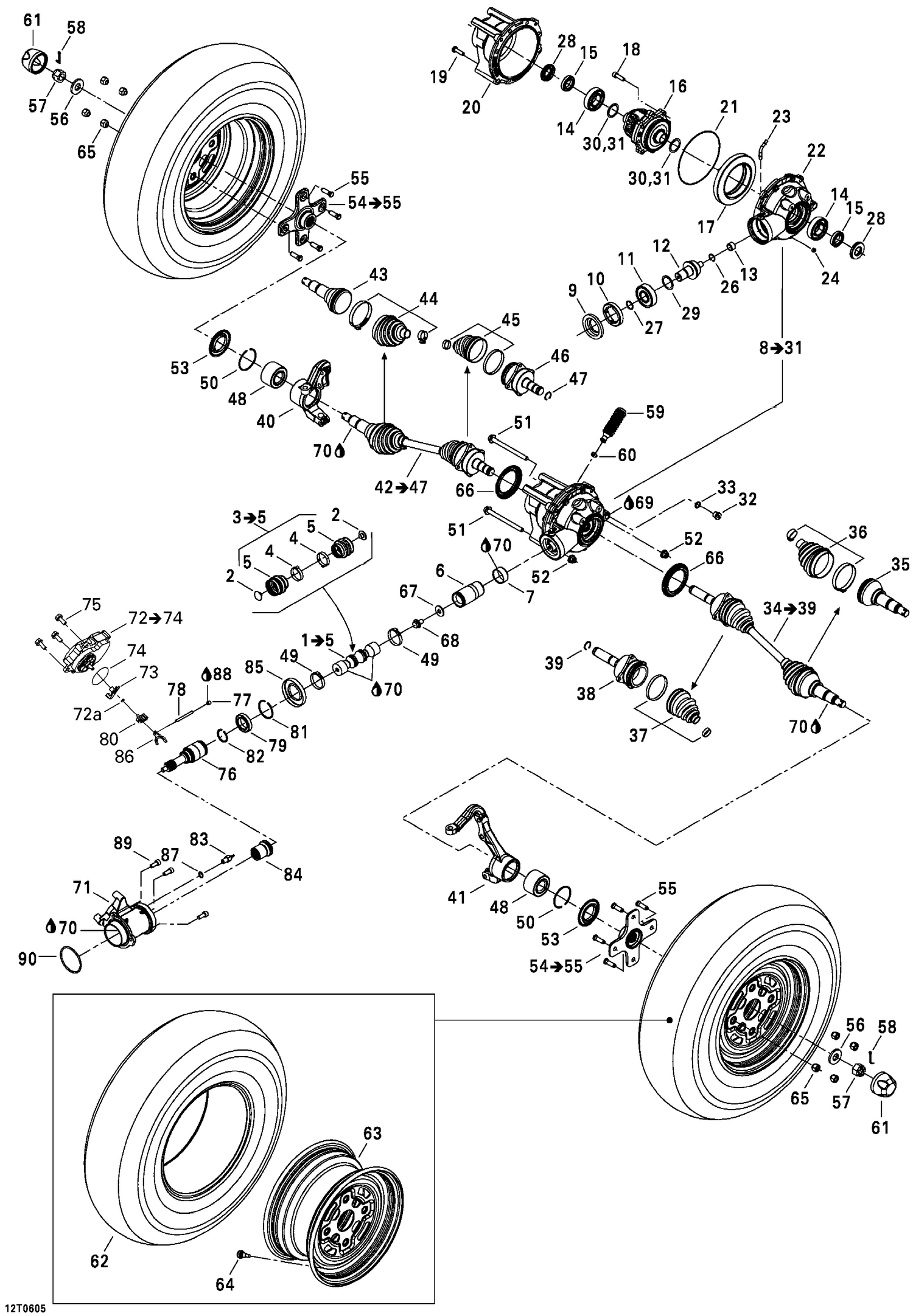 07- Drive System, Front STD
