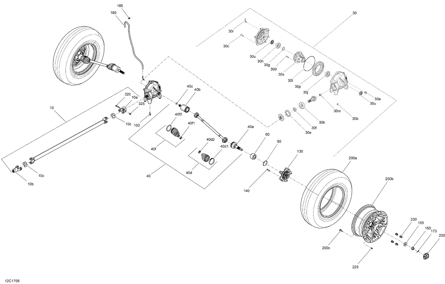07- Drive System, Front - All Models