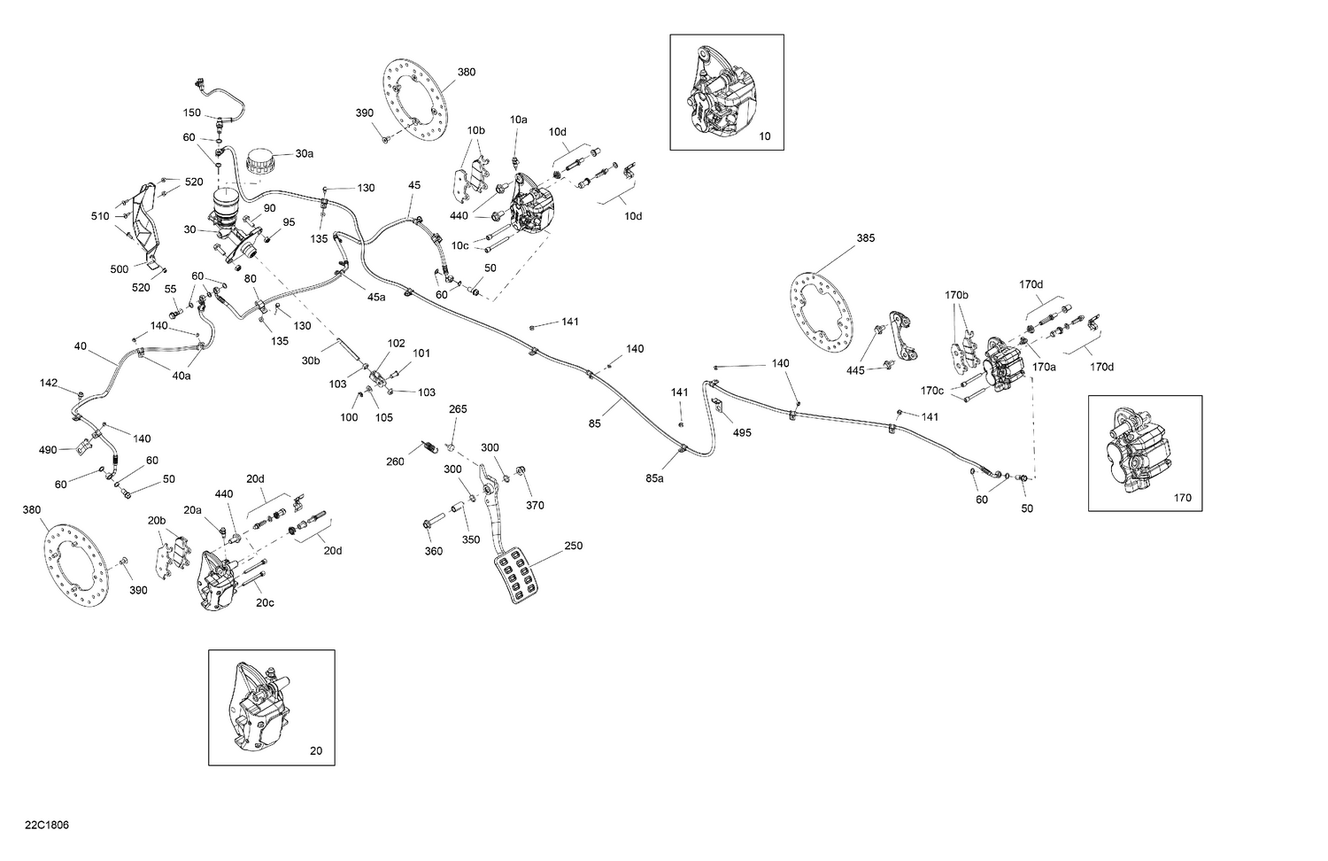 06- Brakes - Commander - Model 1000R