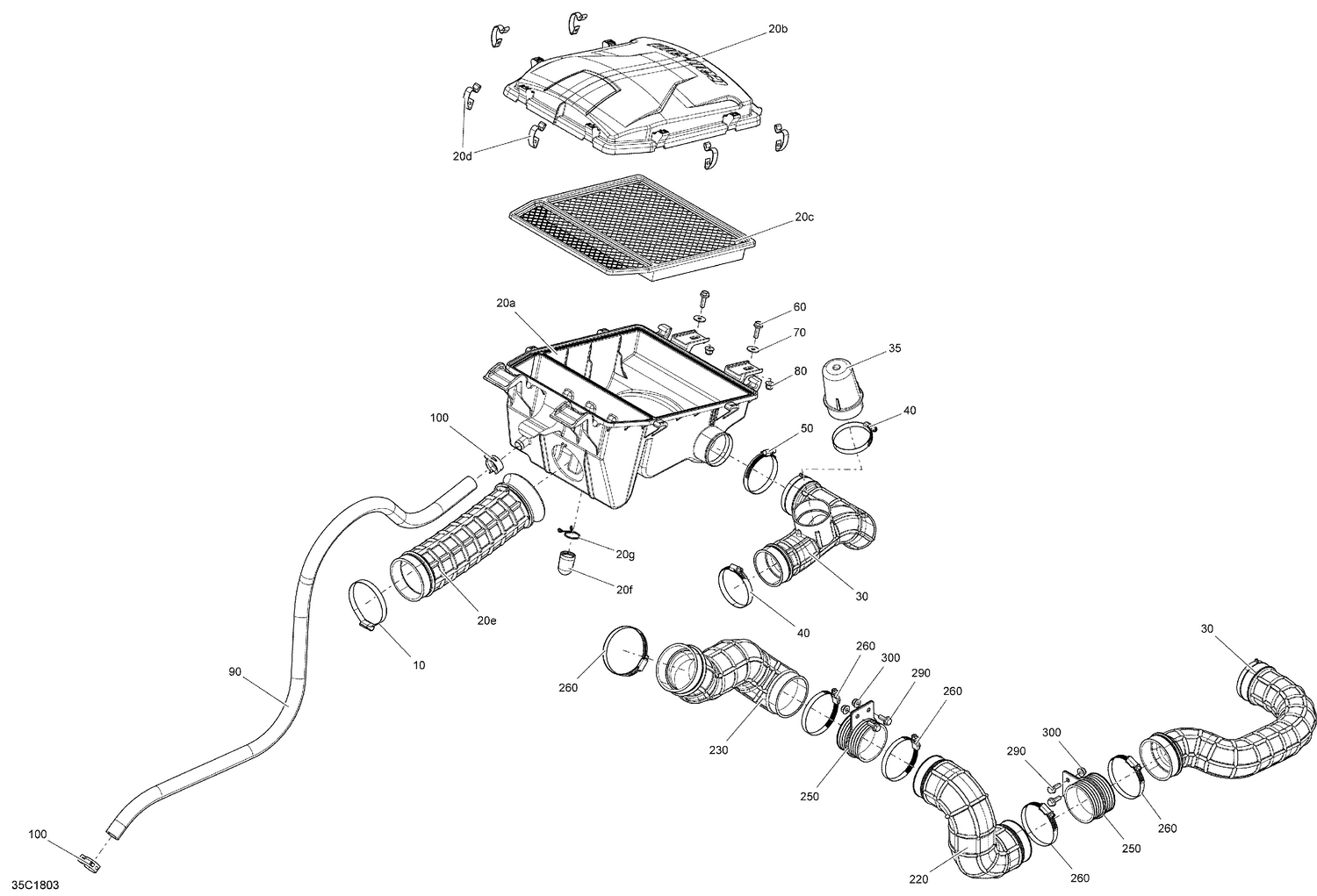 02- Air Intake Maverick Non Max