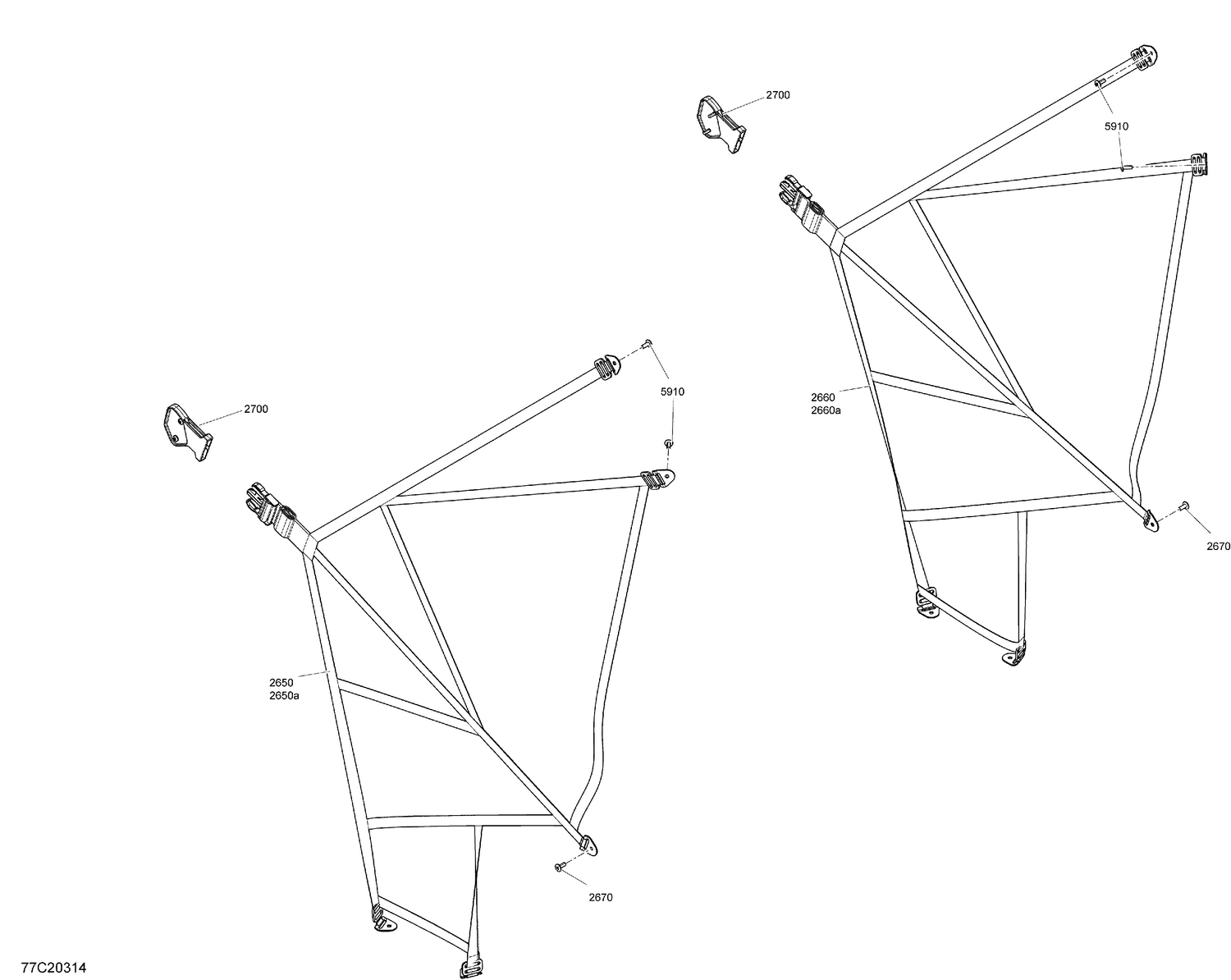 09- Cab Interior - Door Safety Net