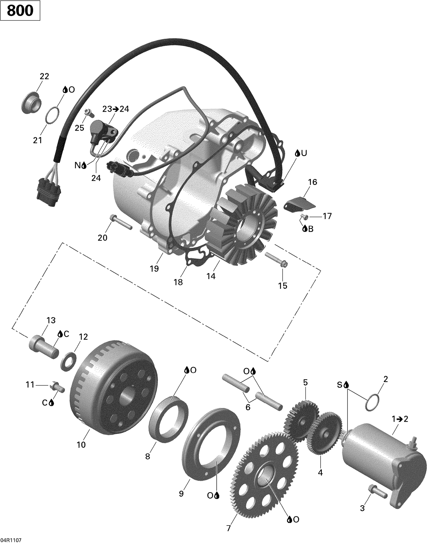 03- Magneto And Electric Starter