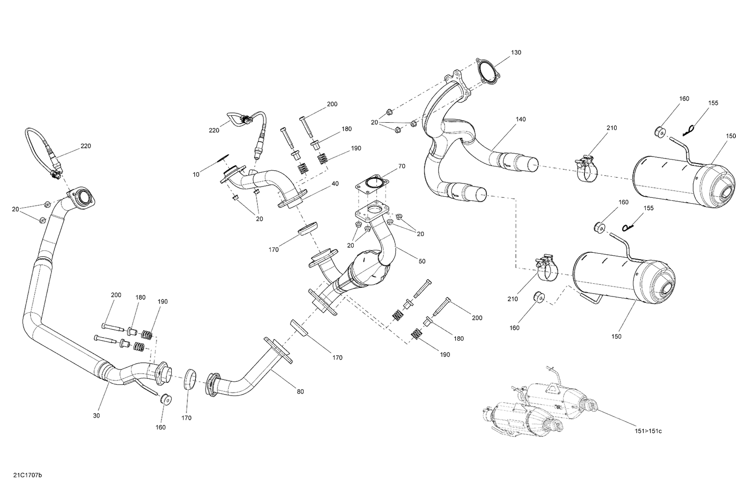 01- Exhaust System - Turbo