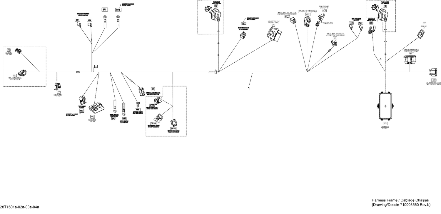 10- Electrical Harness, Frame _28T1502a