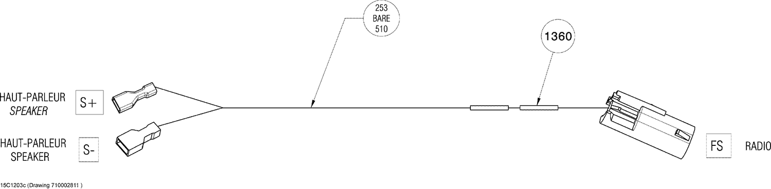 10- Electrical Harness Speaker 1