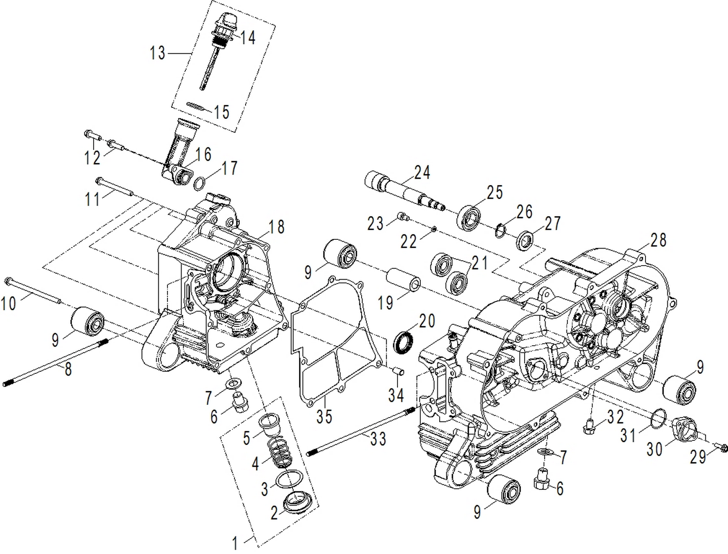 02- Engine - Crankcase