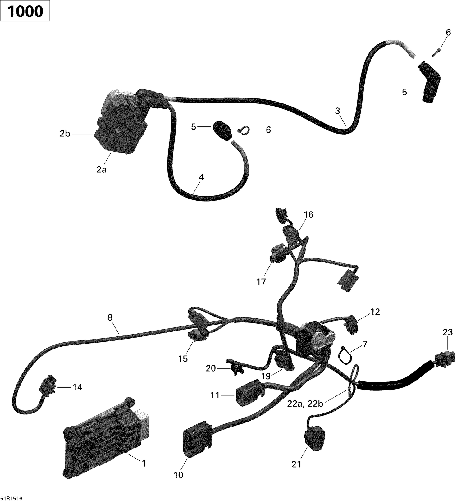 10- Engine Harness And Electronic Module _51R1516