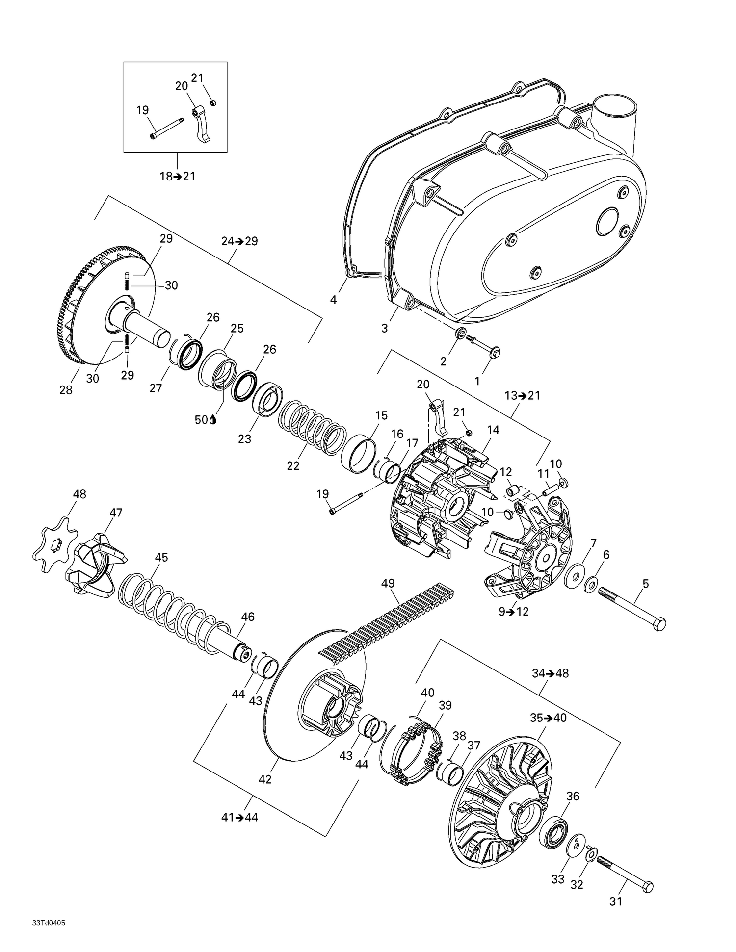 05- Belt And Engine Pulley