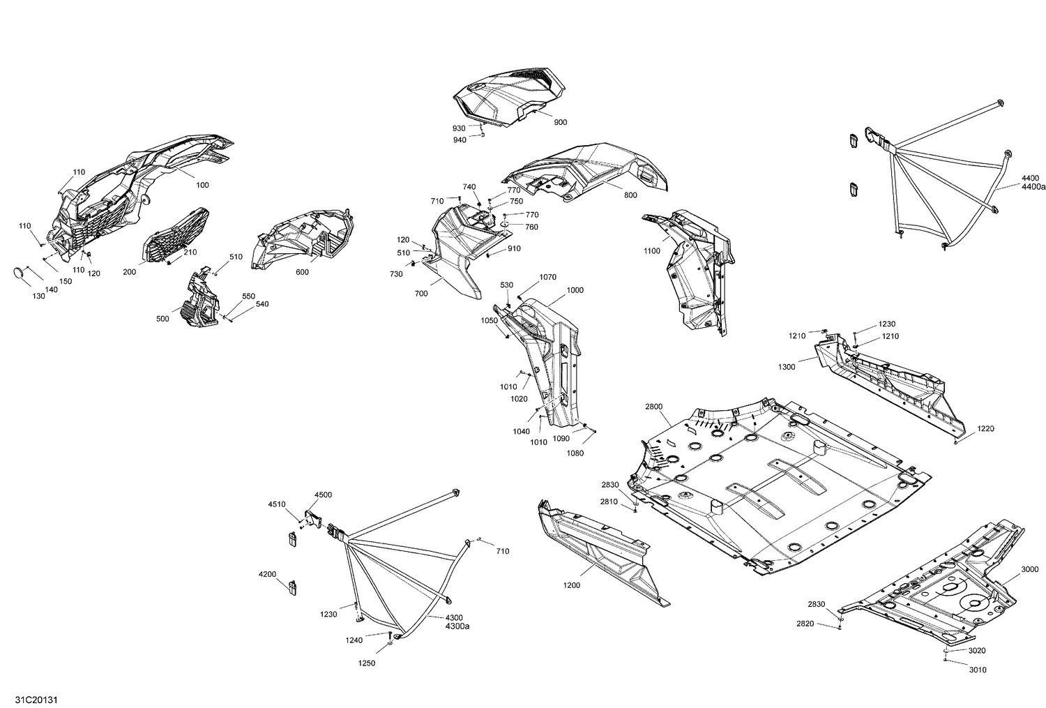 09- Body - Front Section - White