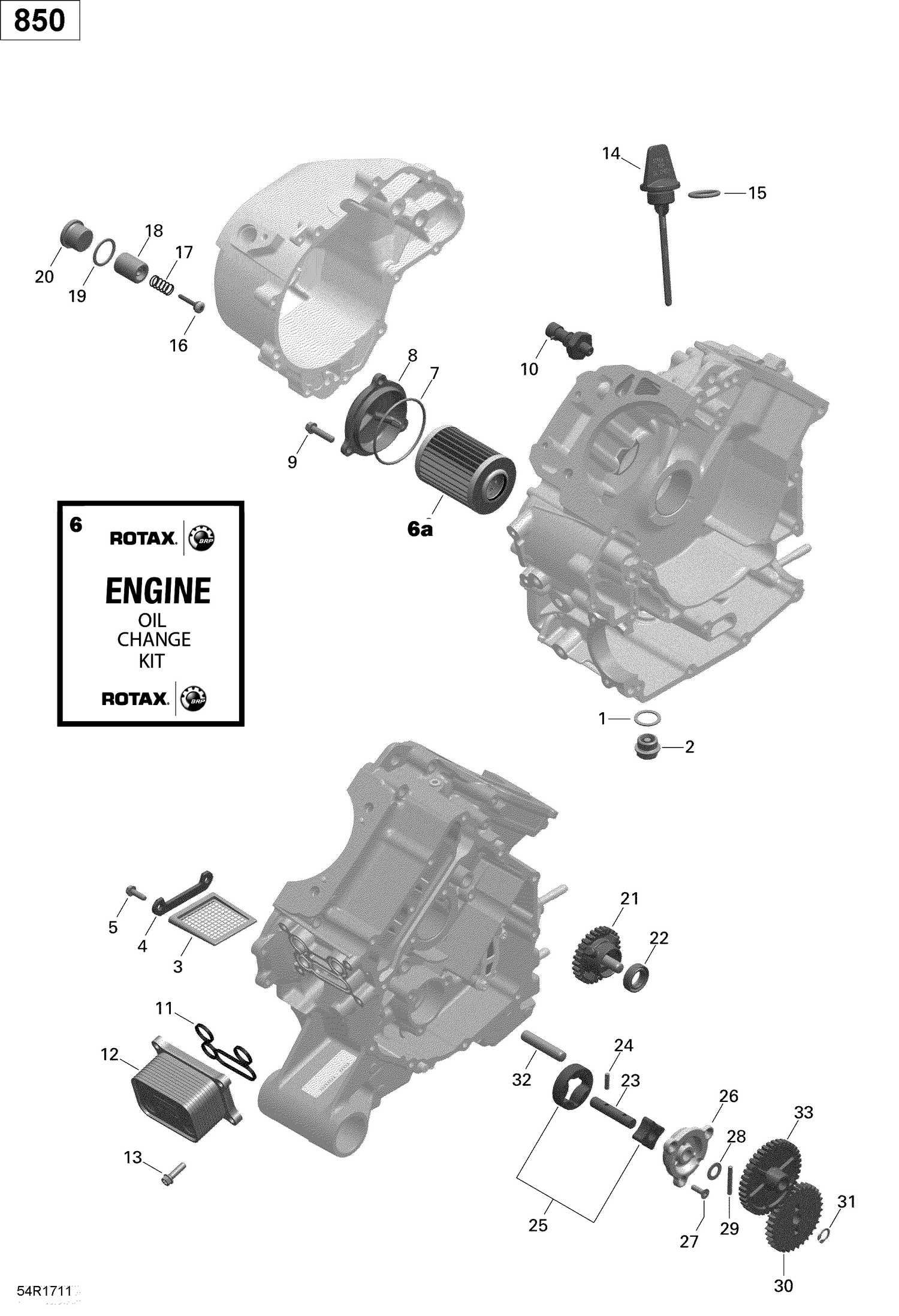 01- Rotax - Engine Lubrication - 850 EFI