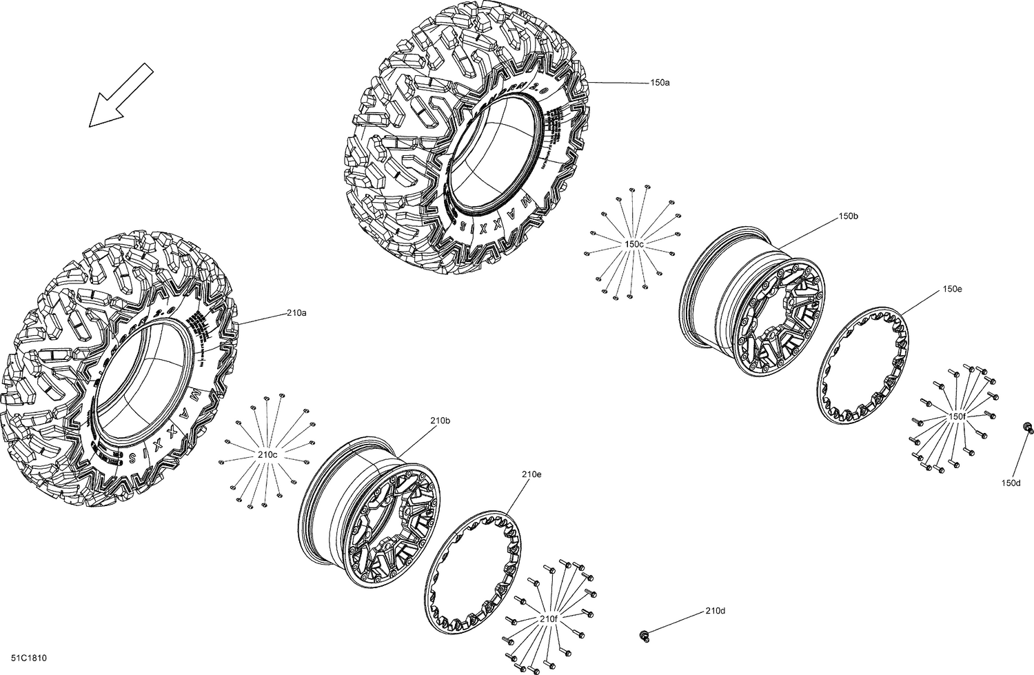 07- Wheels and Tires - Front and Rear - Package STD
