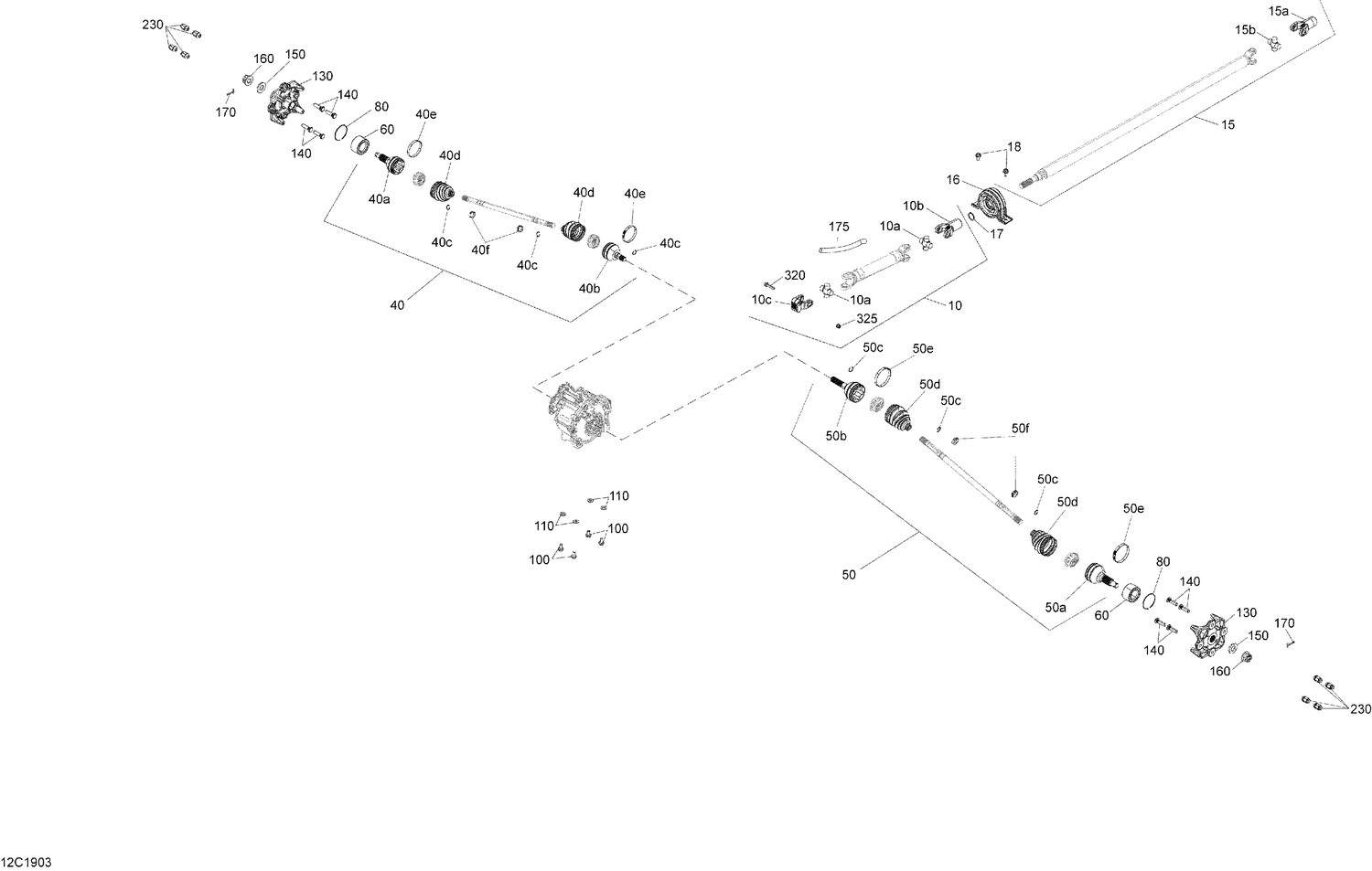 07- Front Drive  - Main Parts - Package STD