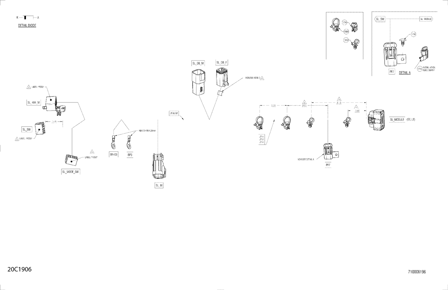 10- Electrical - Differential Harness - 710006196
