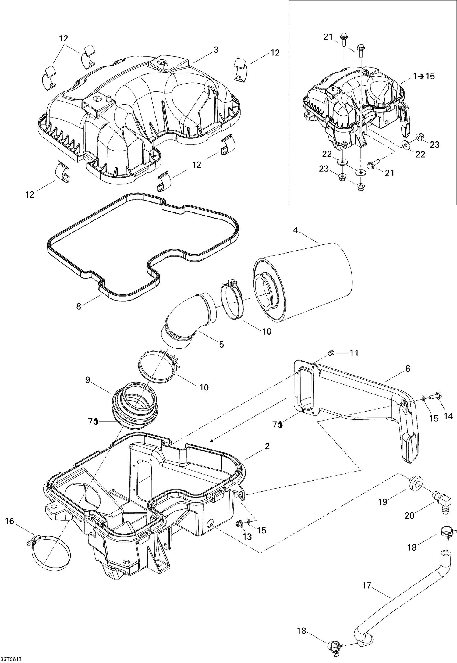02- Air Intake Silencer