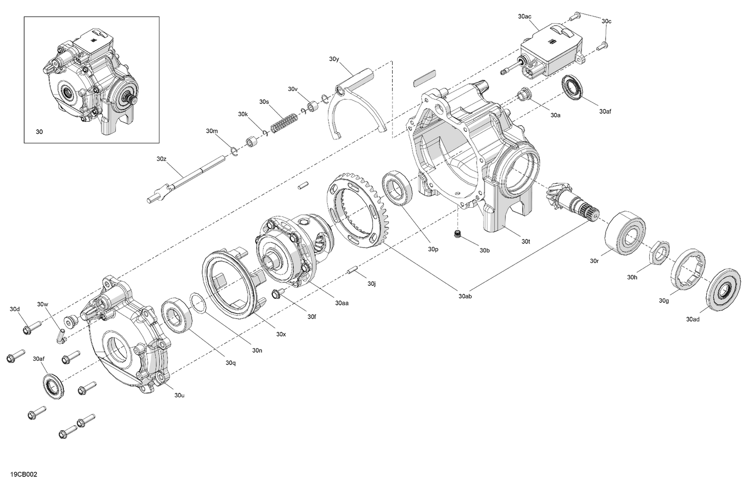 04- Drive - Front - Differential Parts