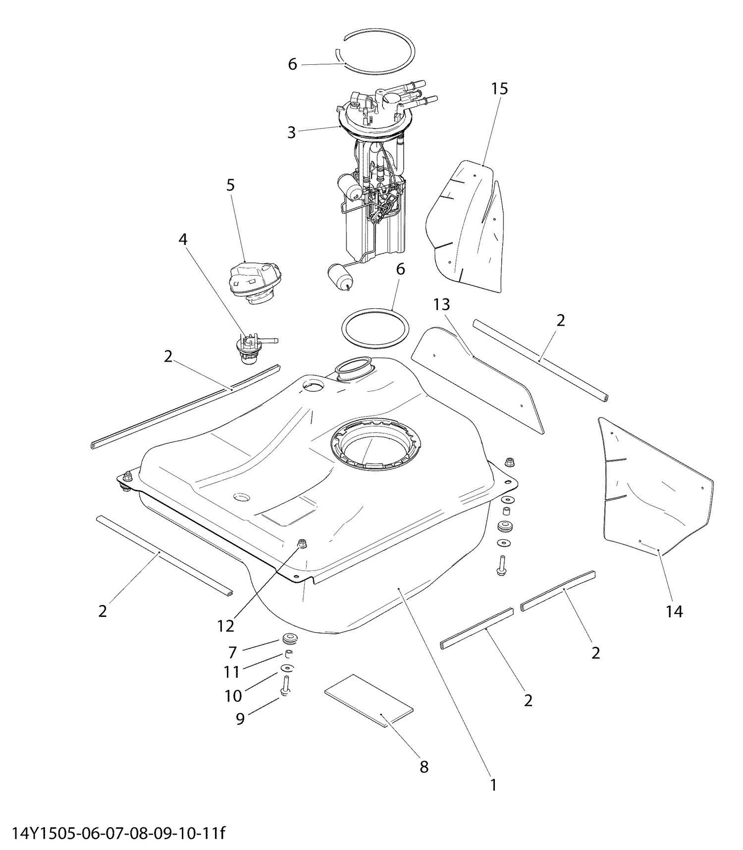 02- Fuel Tank - Pump _14Y1505f