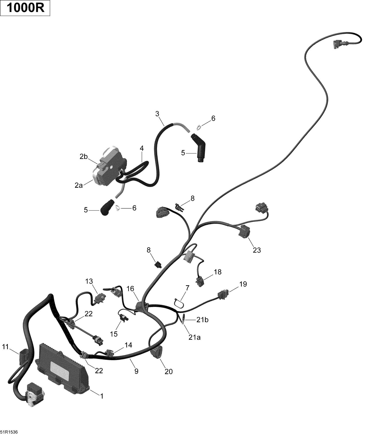 10- Engine Harness and Electronic Module - Maverick Turbo-Maverick MAX Turbo