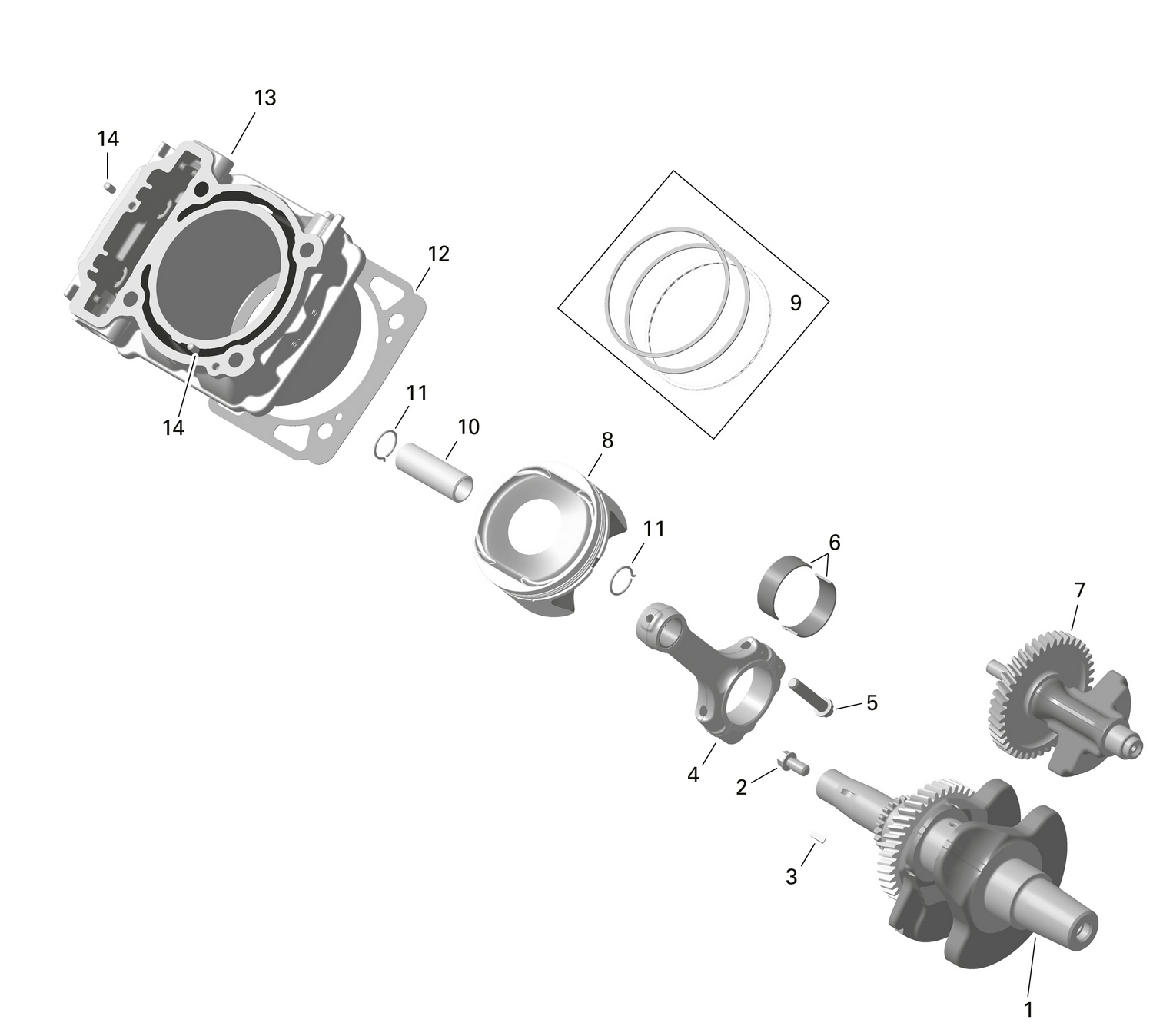 01- ROTAX - Cylinder
