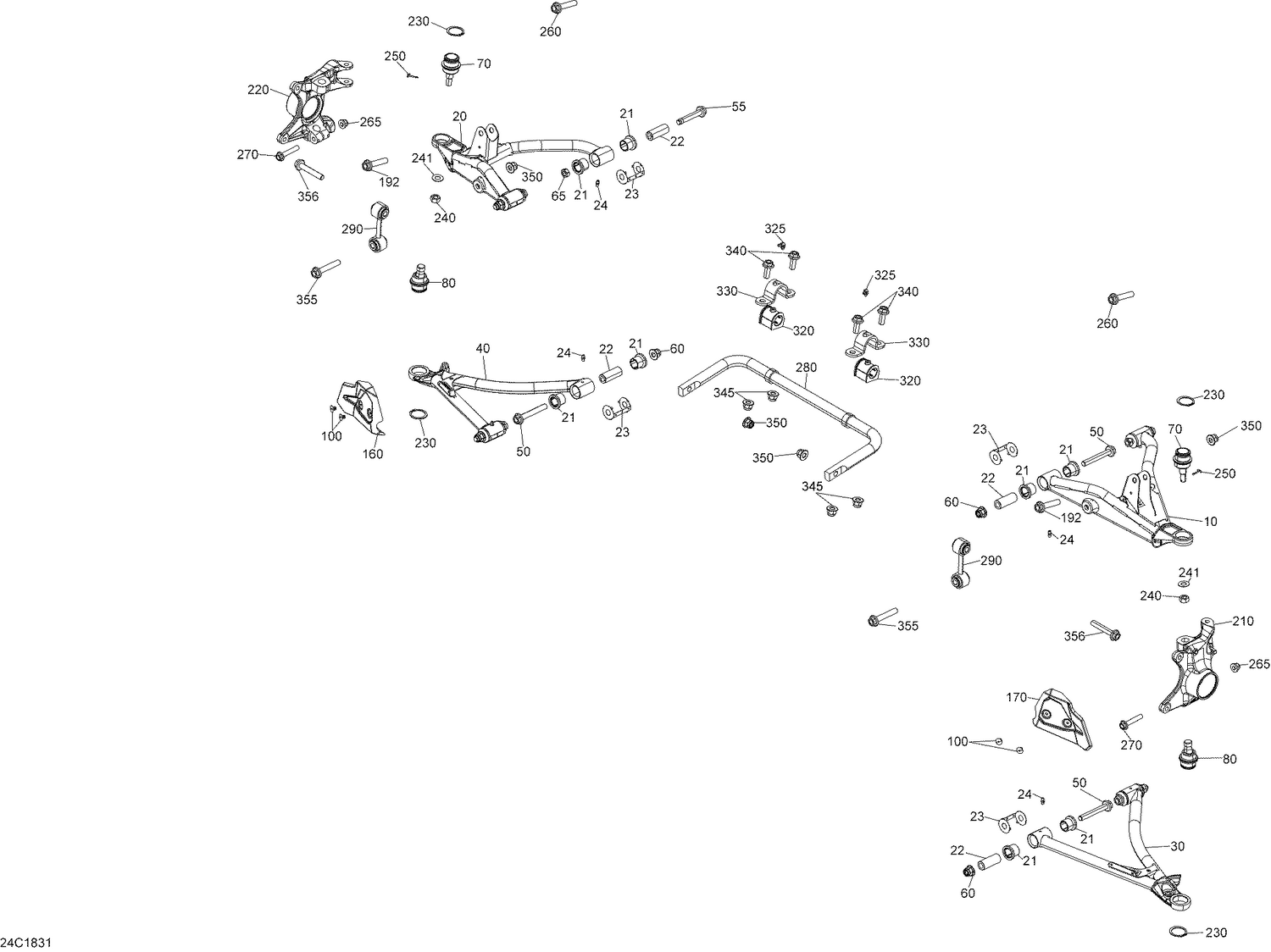 07- Front Suspension Maverick Trail