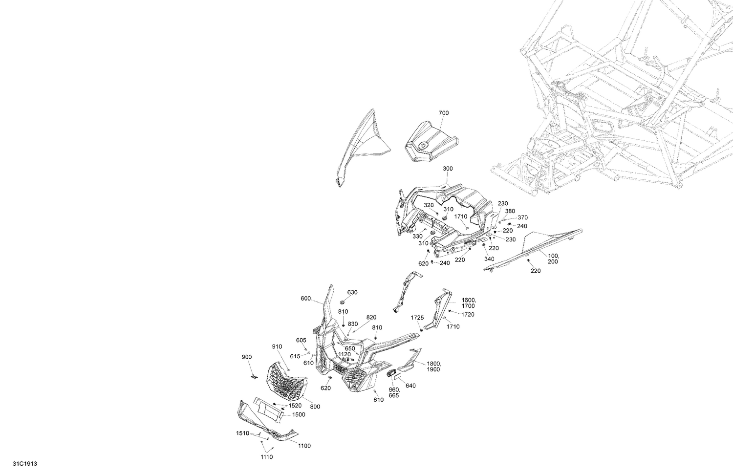 09- Body - Front Section - Hyper Silver