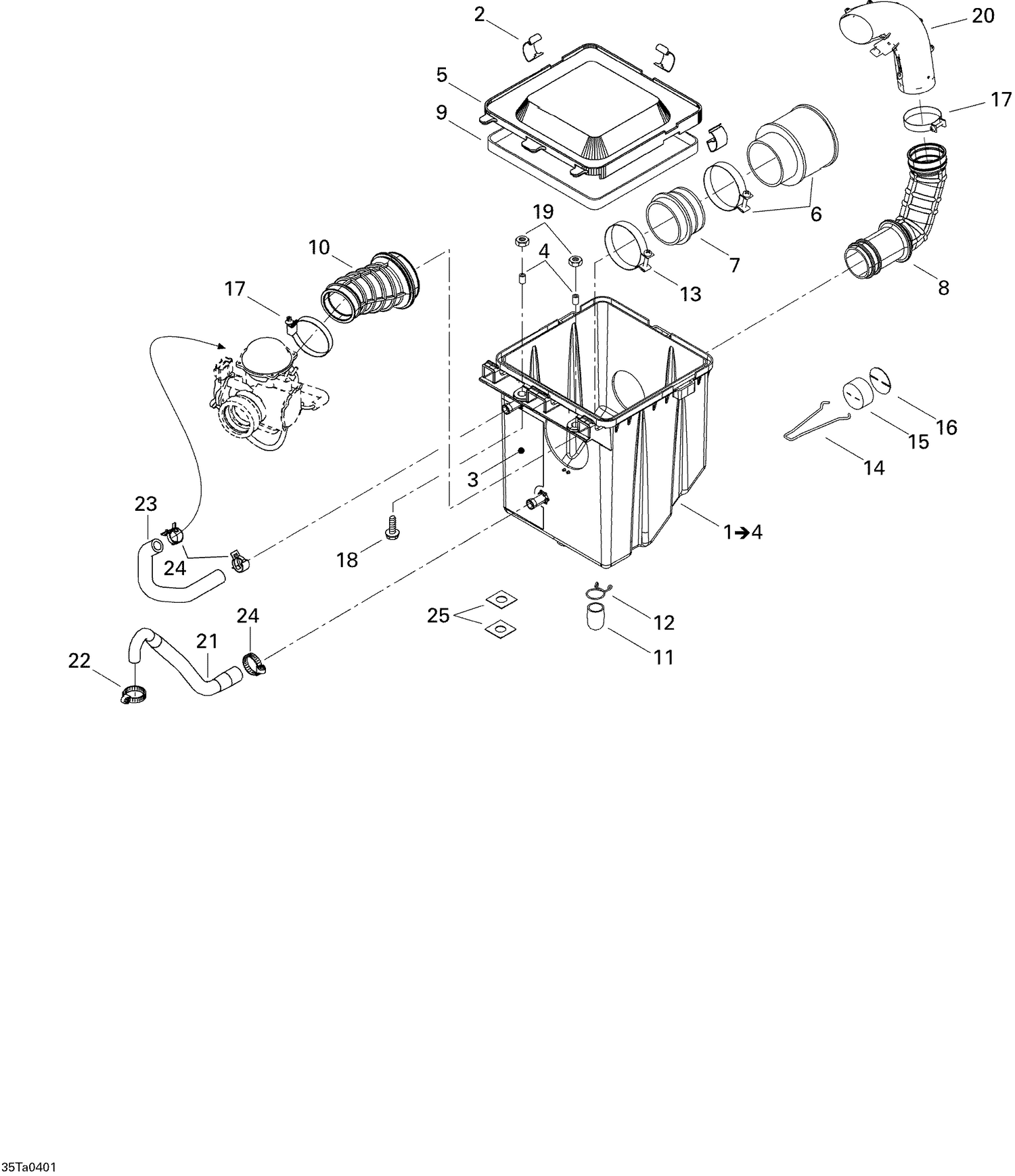 02- Air Intake Silencer