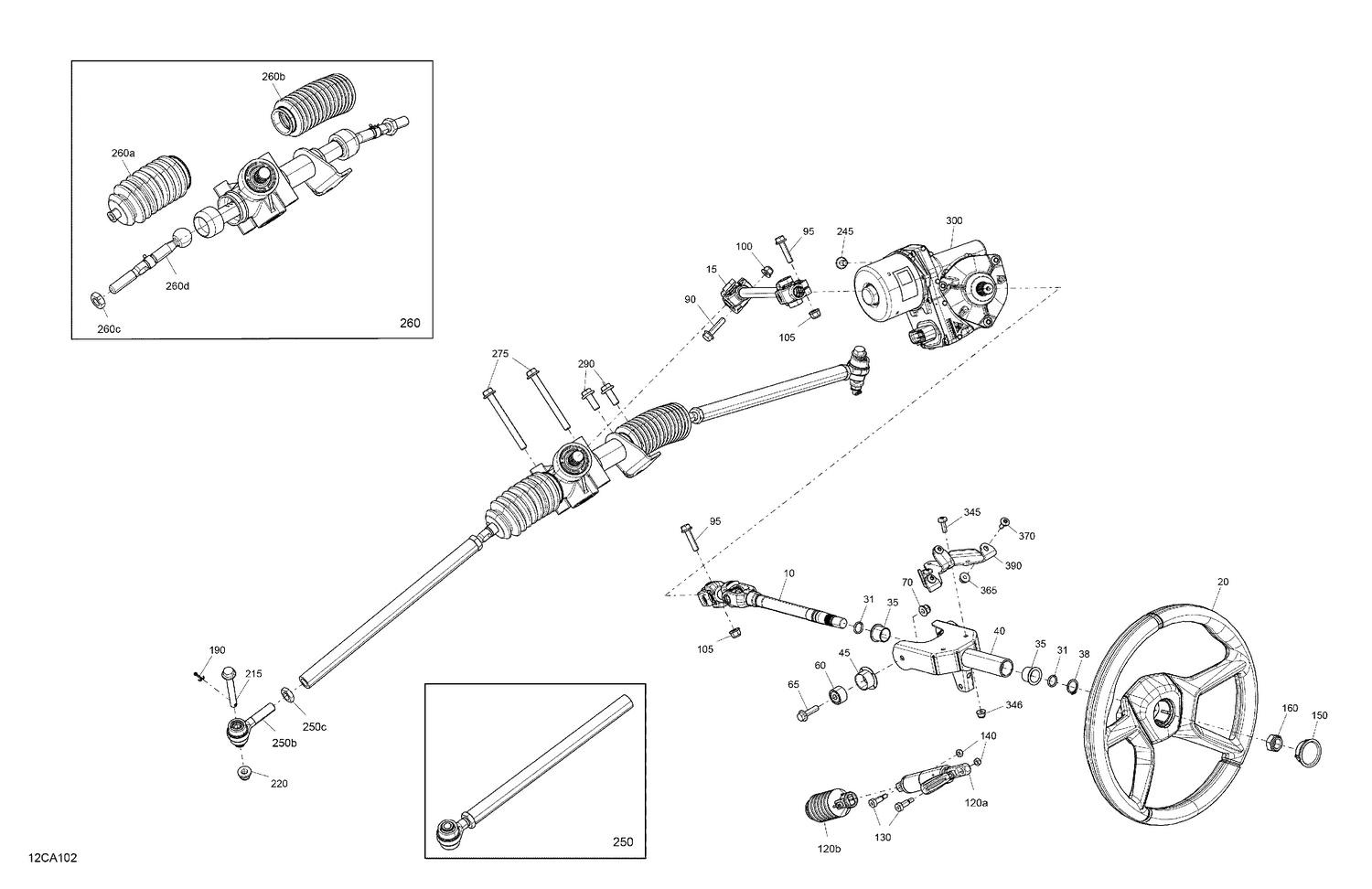 03- Mechanic - Steering - XT-XTP