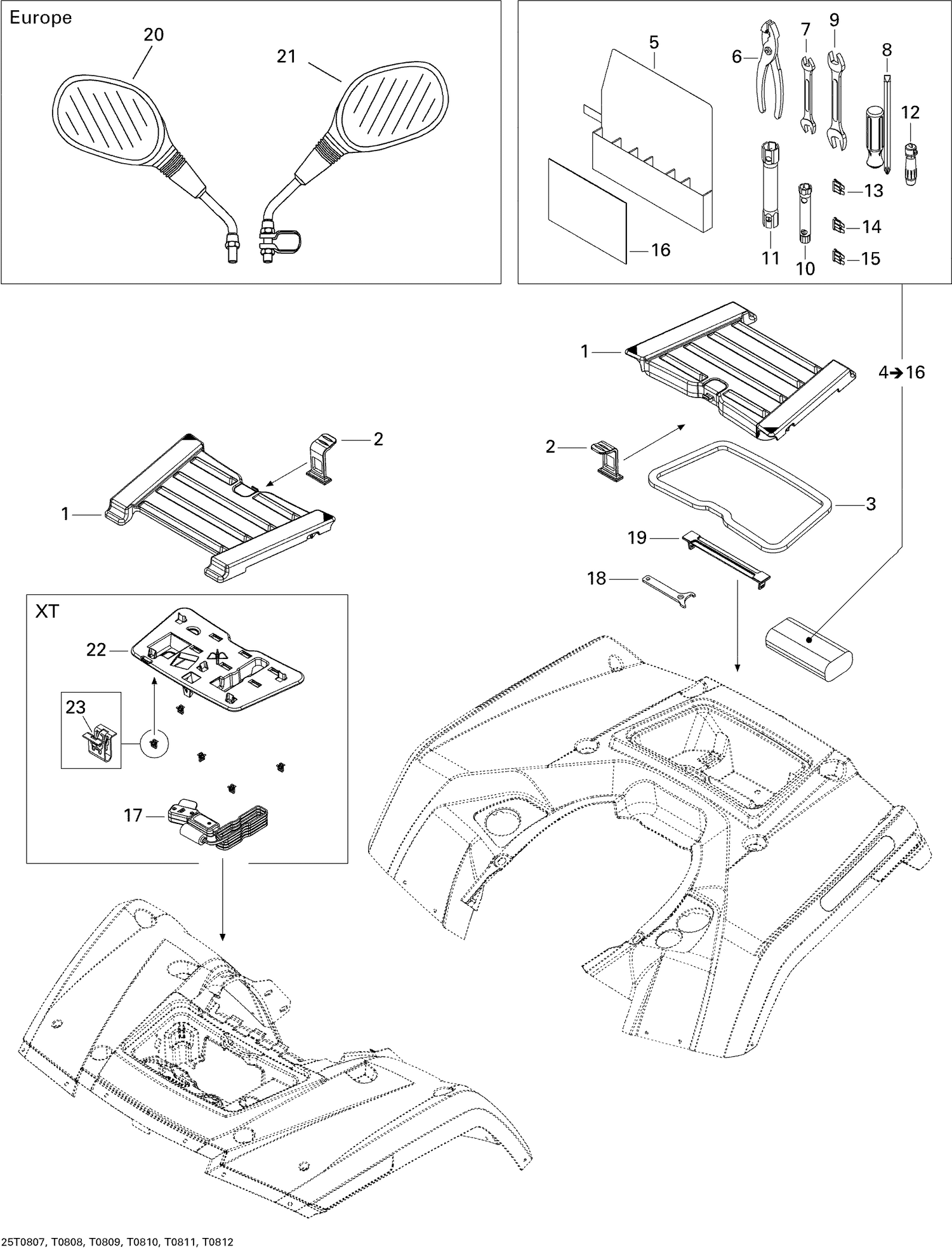 09- Front and Rear Trays STD