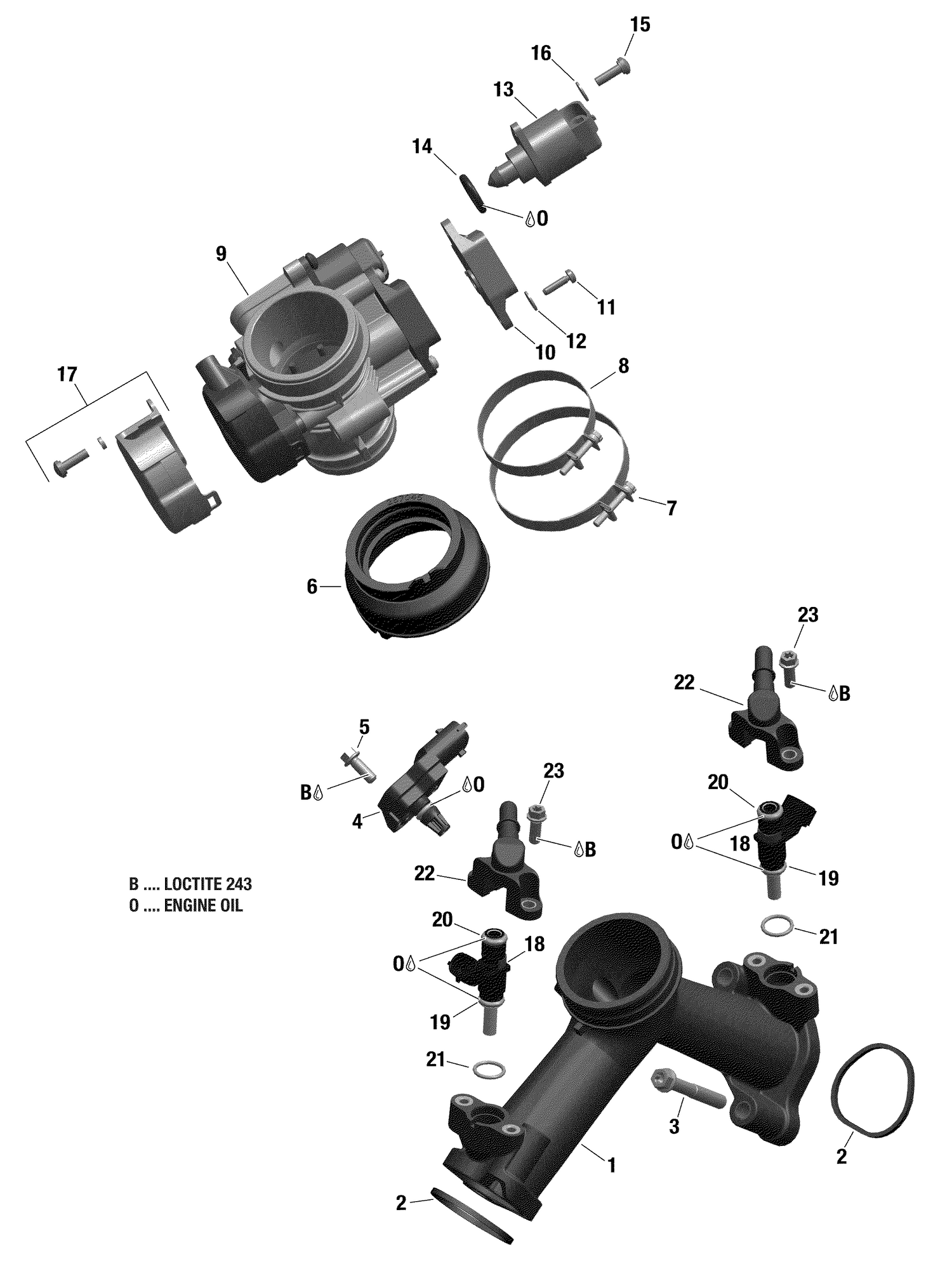 02- Air Intake Manifold And Throttle Body - 211