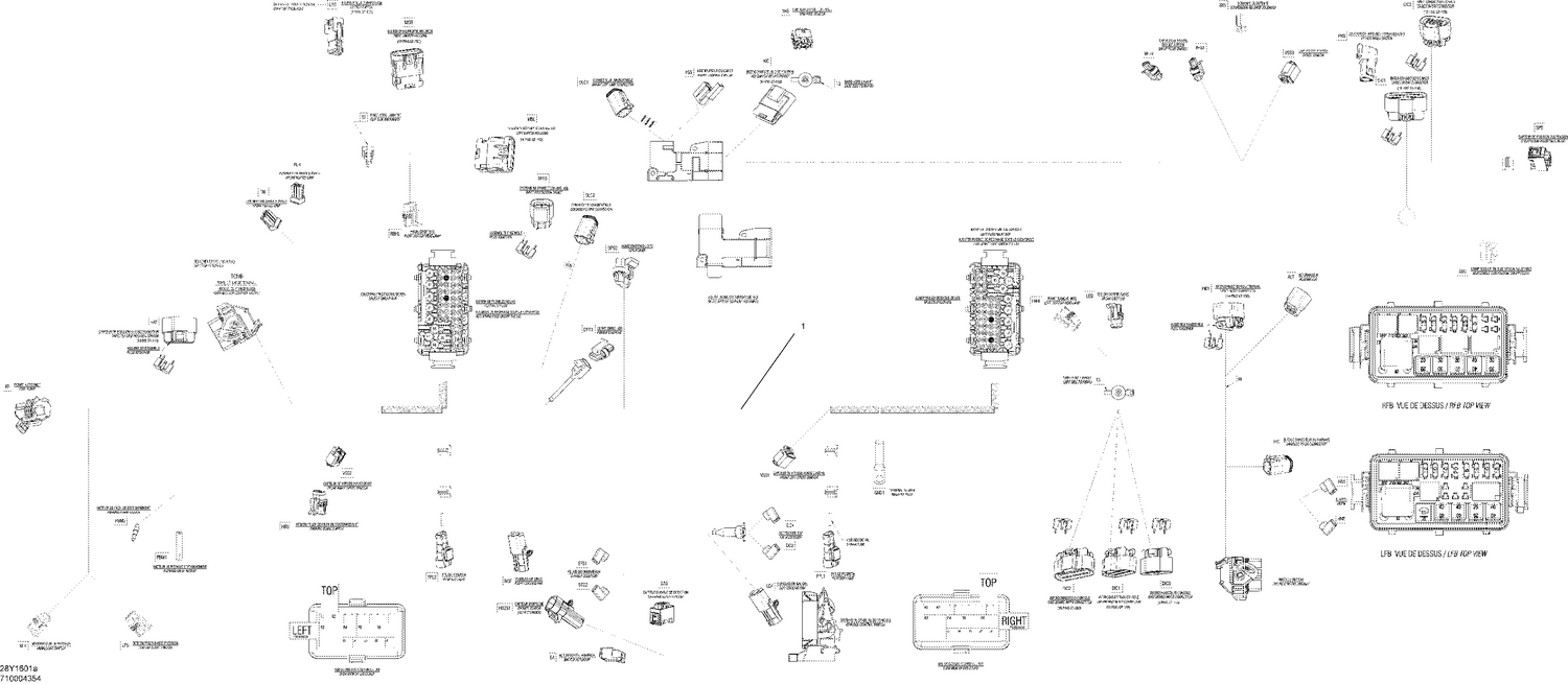 10- Electrical Harness - Frame SM6 710004354