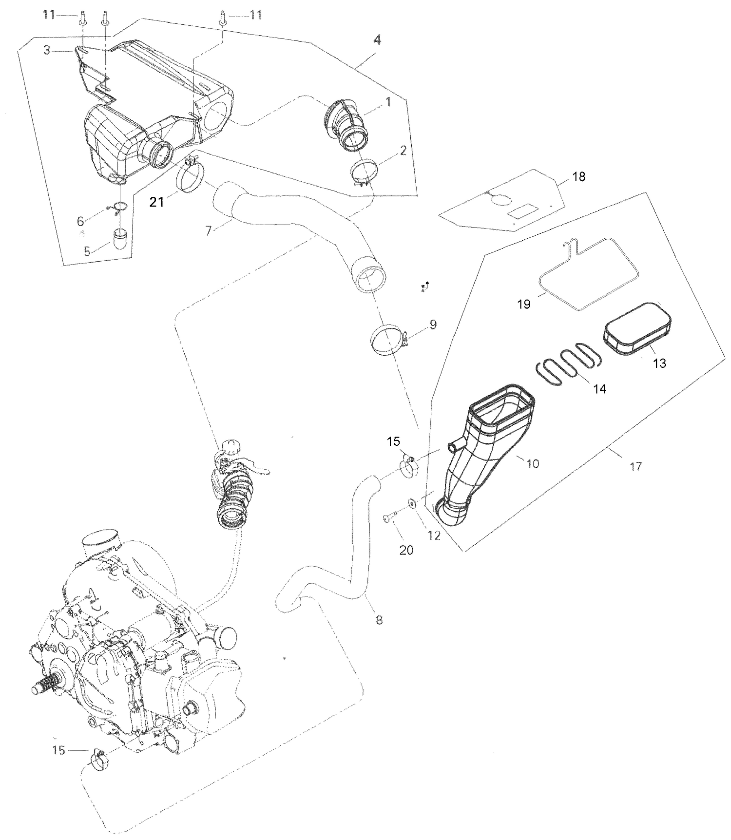 02- Air Intake Silencer
