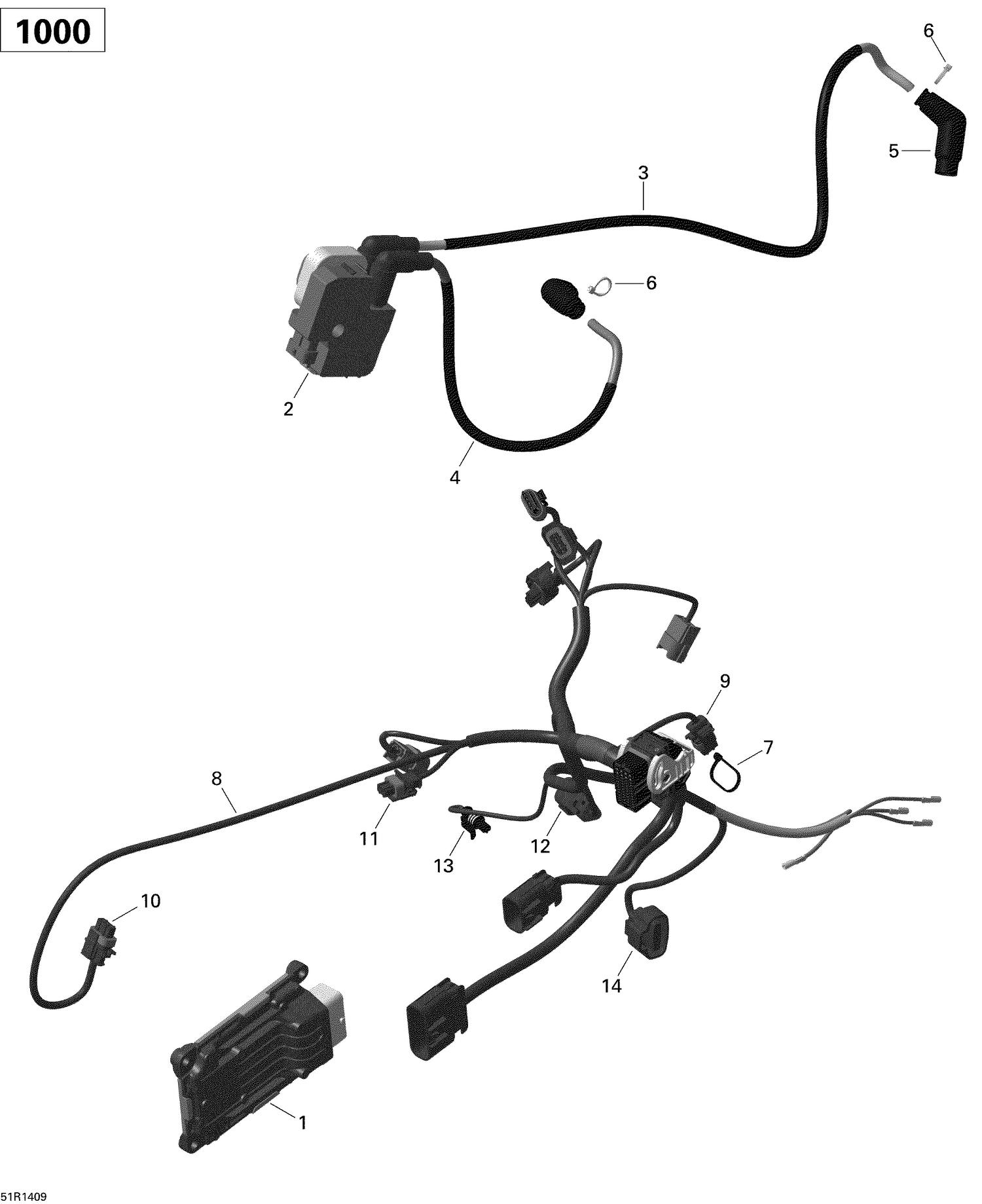 10- Engine Harness And Electronic Module