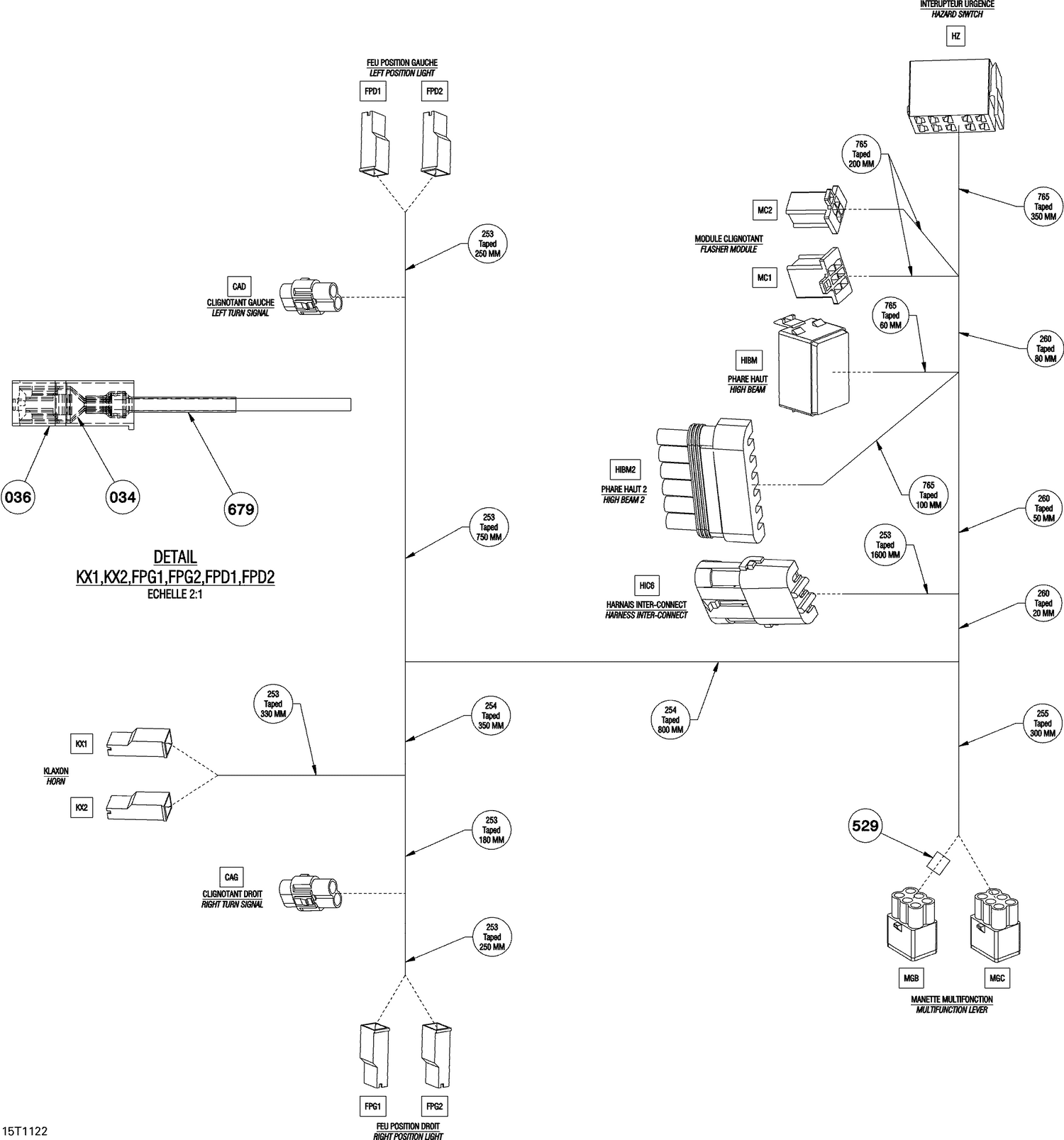 10- Electrical Harness, Front Section Europe