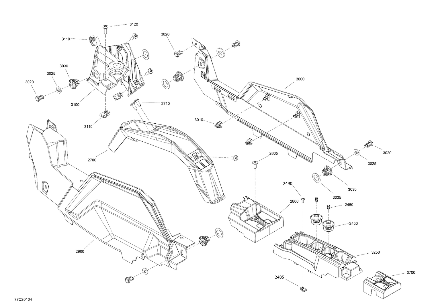 09- Cab Interior - Console