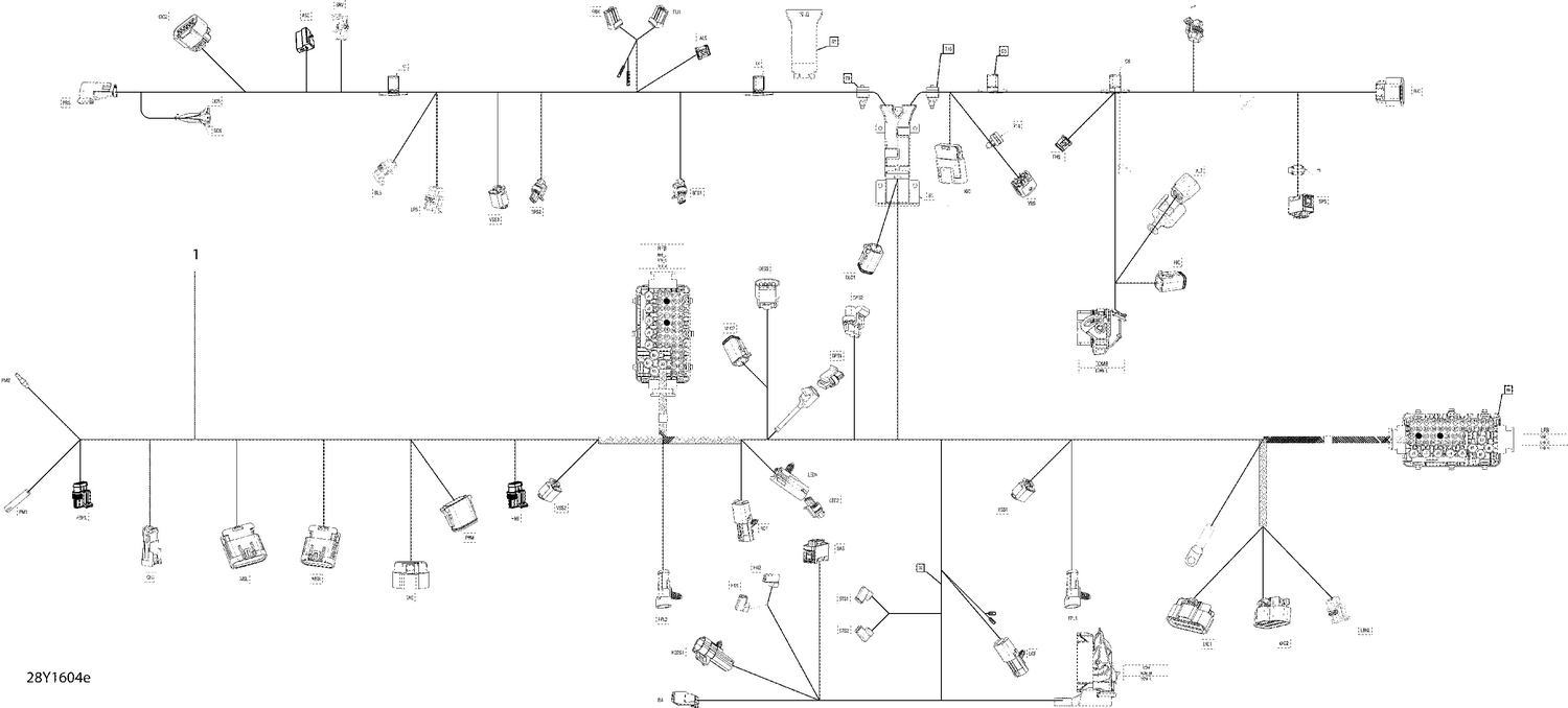 10- Electrical Harness - Frame SE6 - Package Standard-S-Special