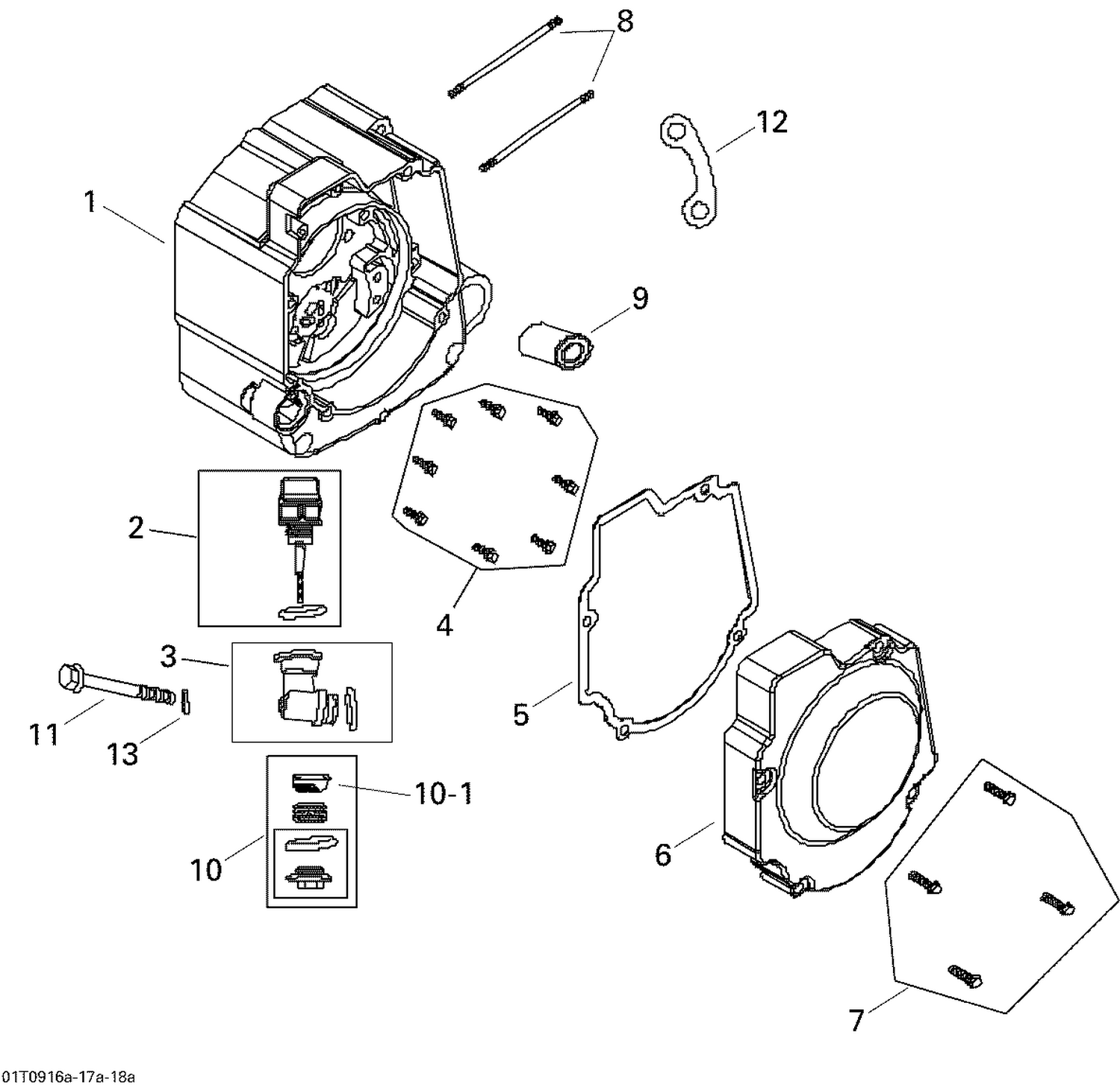 01- Crankcase, Right
