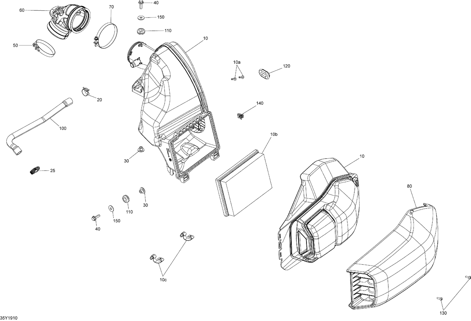 02- Air Intake - Engine - Air Filter / Air Box
