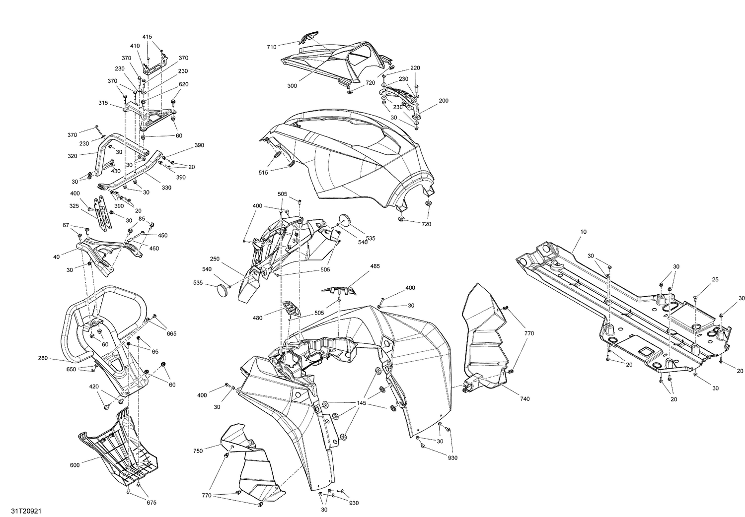 09- Body - Front Section - STD Sunburst Yellow
