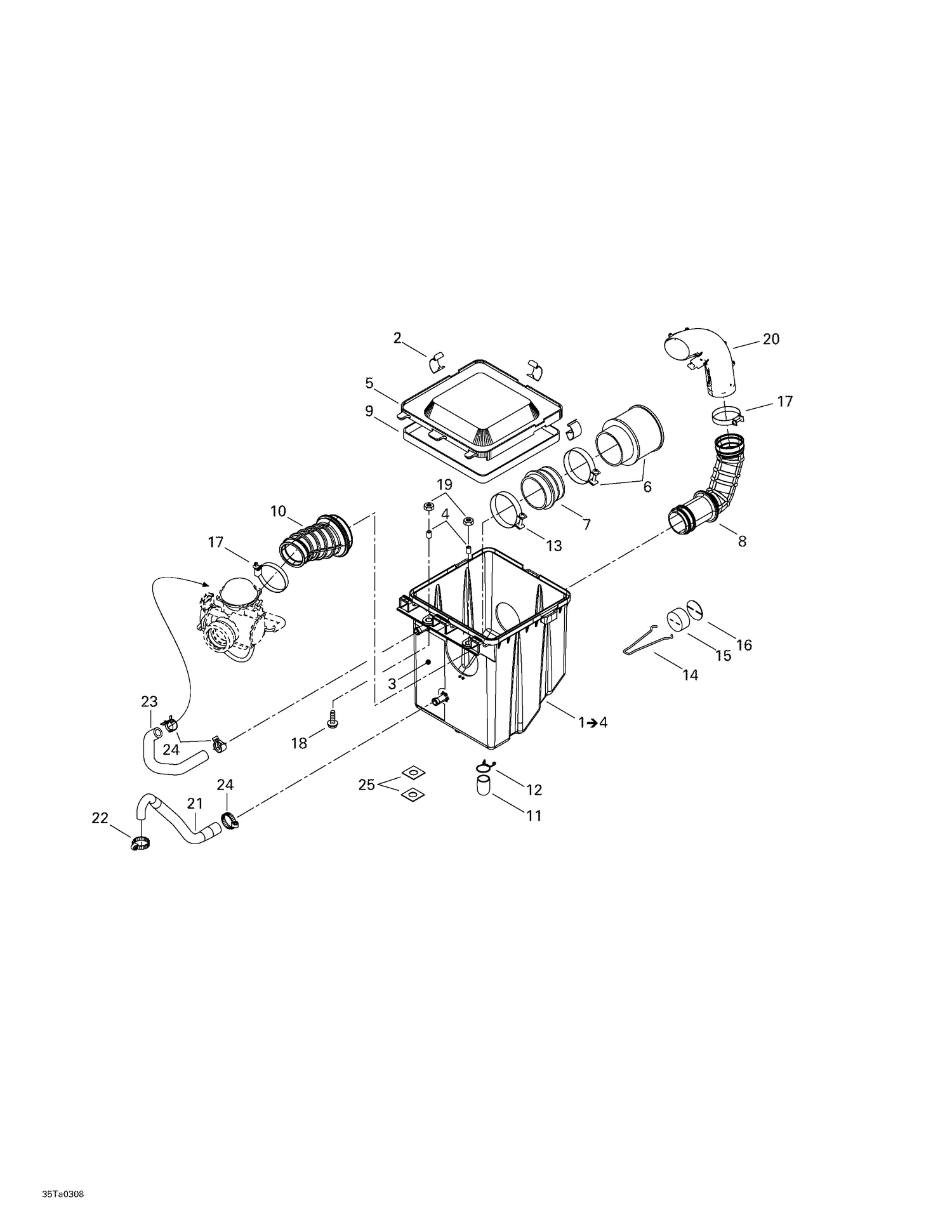 02- Air Intake Silencer