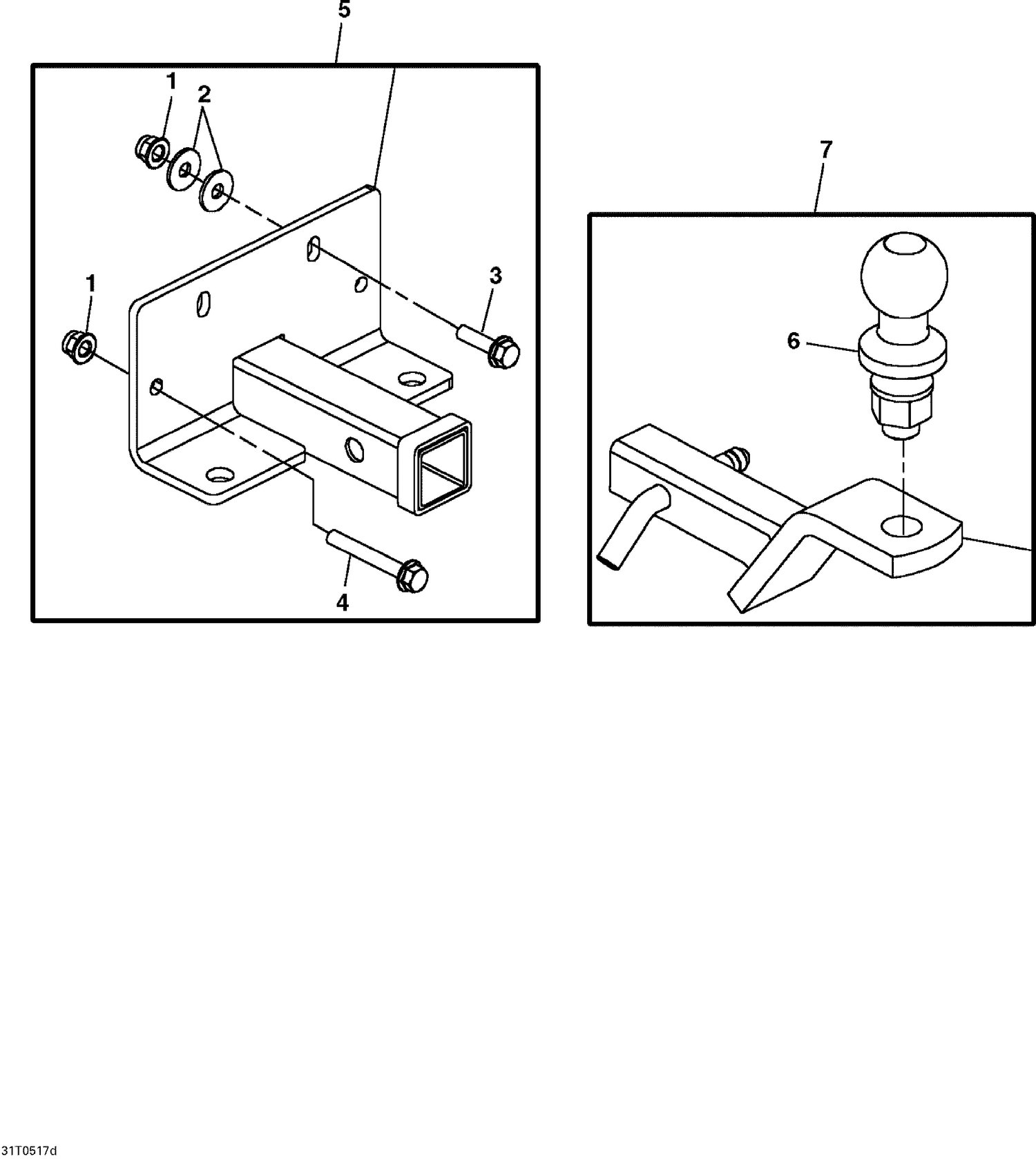 09- Optional Rear Hitch, Receiver Type