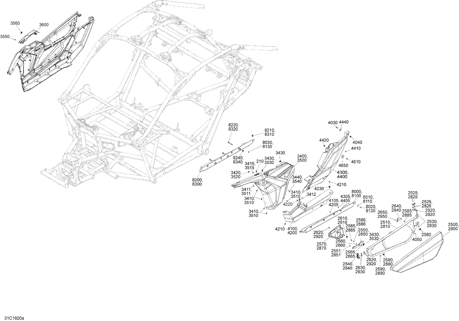 09- Body - Side Section - Carbon Black