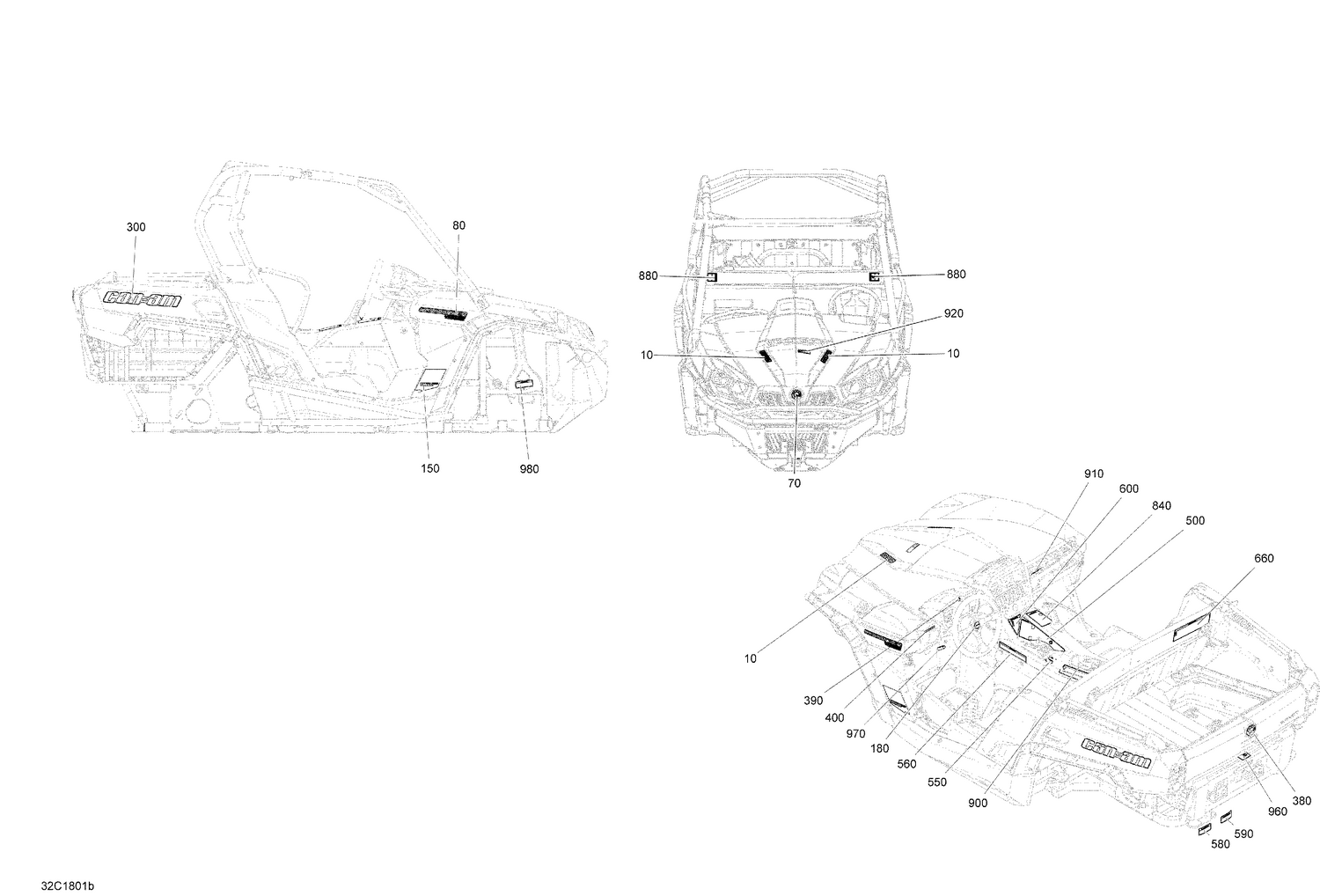 09- Decals Commander Non MAX 800R - Package DPS