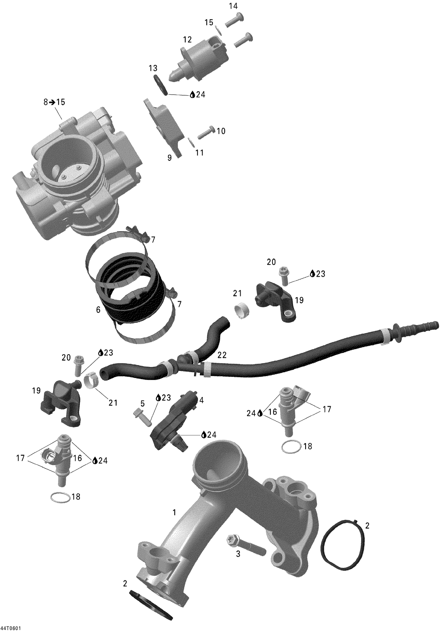 01- Intake Manifold And Throttle Body