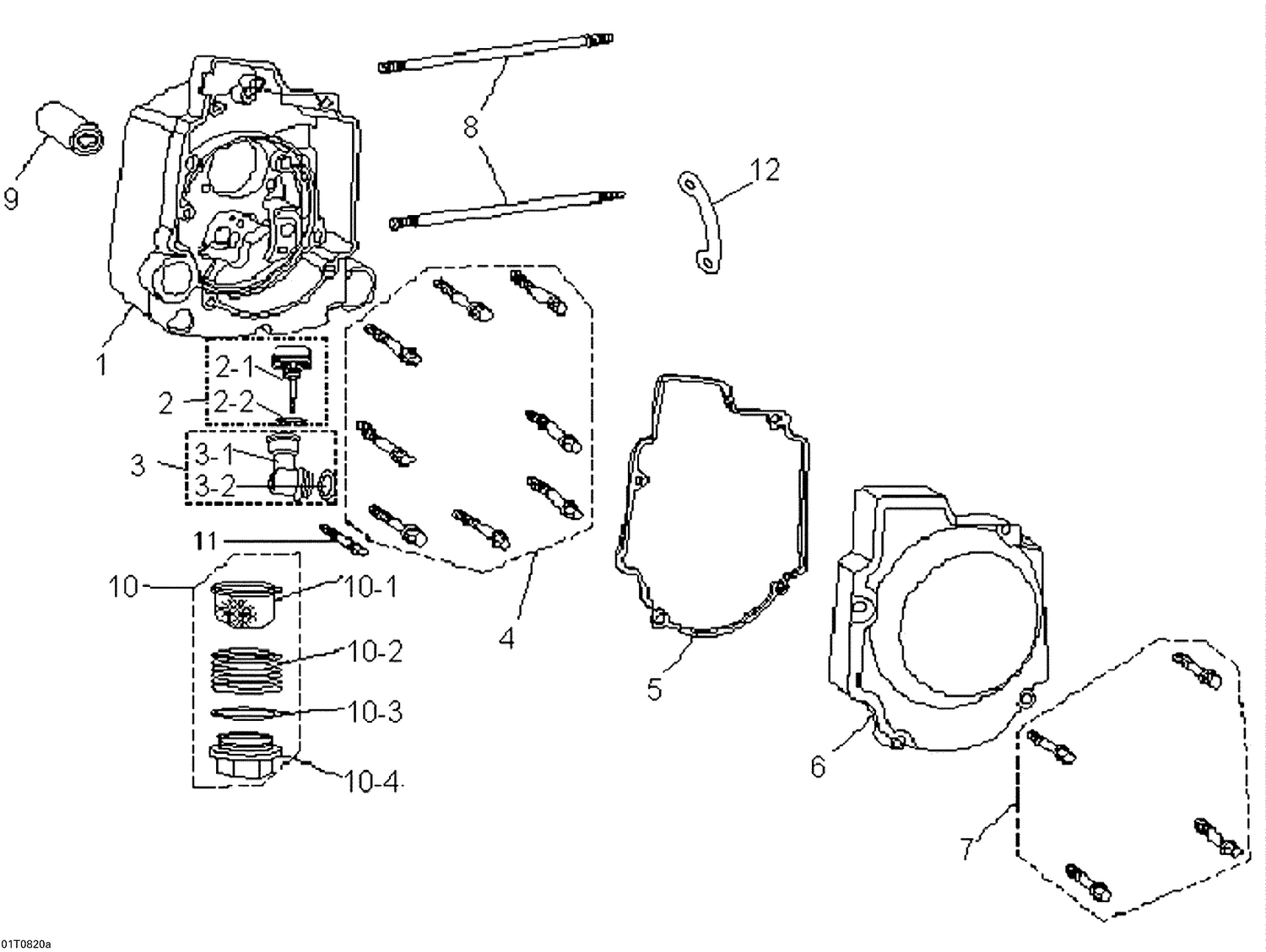 01- Crankcase, Right
